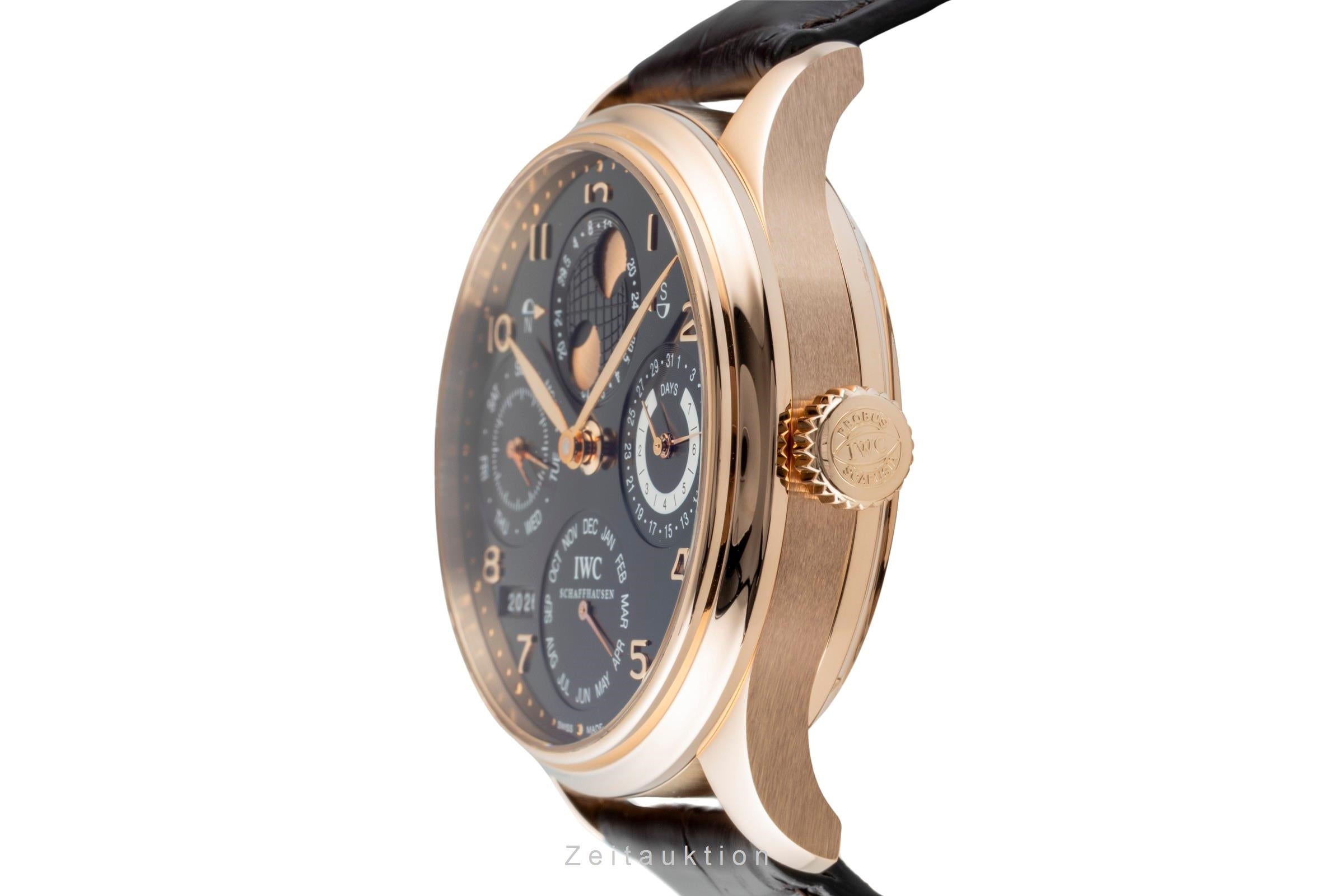 IWC Portugieser 18 ct red gold automatic men's watch IW502122 LP: 56900EUR  [2601827]