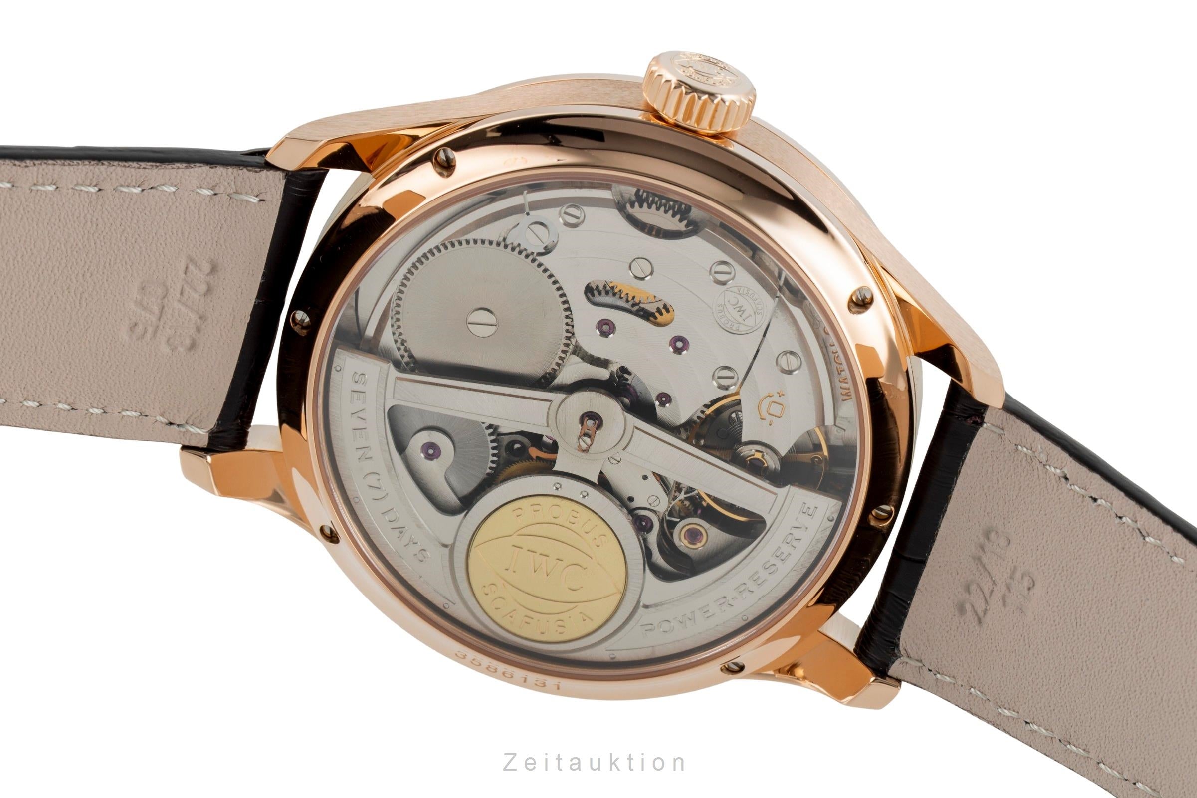 IWC Portugieser 18 ct red gold automatic men's watch IW502122 LP: 56900EUR  [2601827]