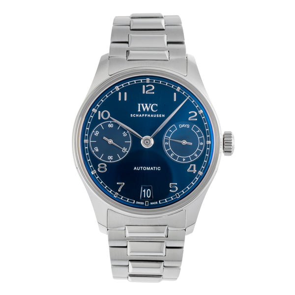 IWC Portugieser 42 7 Days Stahl Automatik Herrenuhr Ref. IW501704  [2601829]