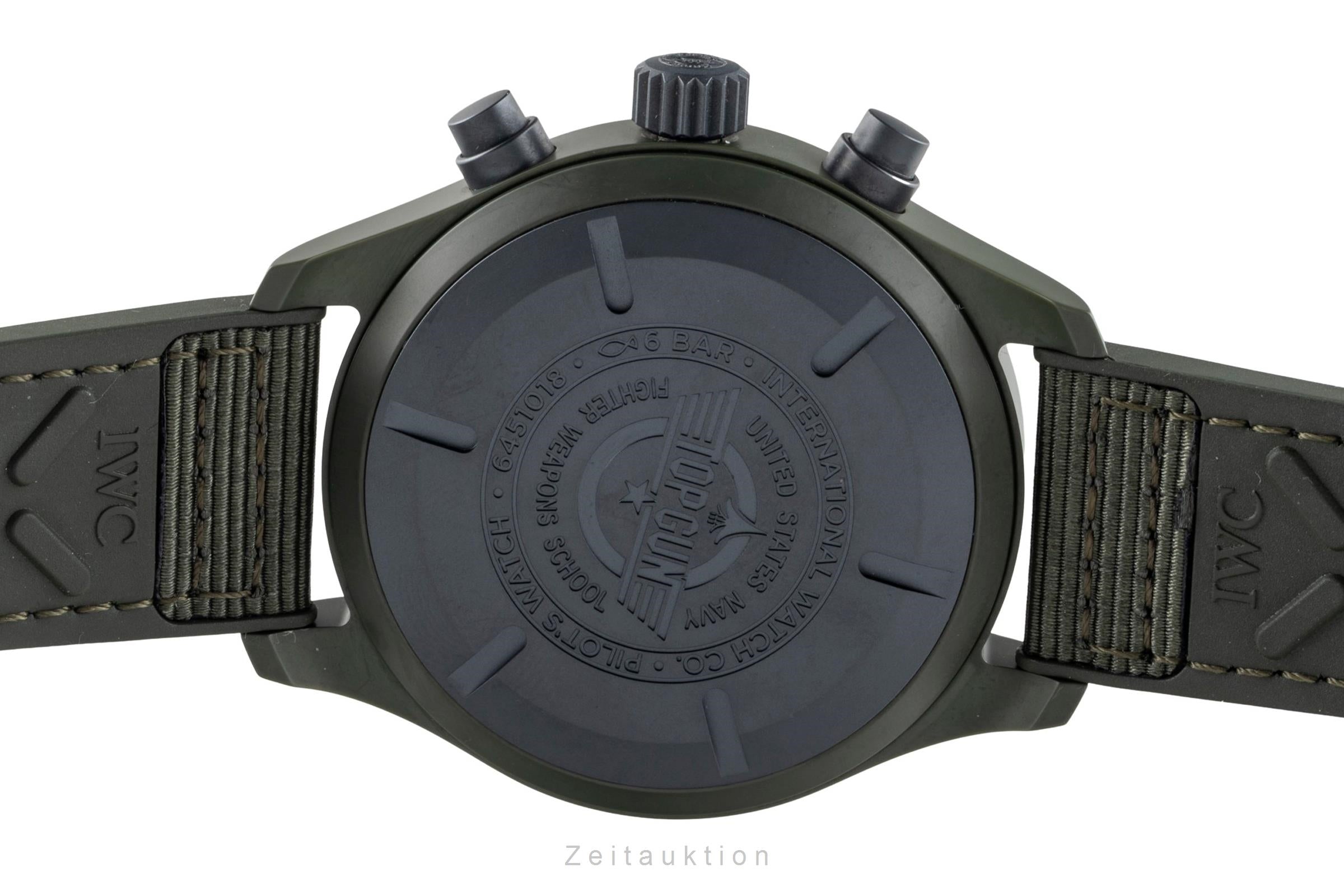 IWC Fliegerchronograph chronographe céramique / titane automatique montre pour hommes IW389106 LP: 12700EUR  [2601831]