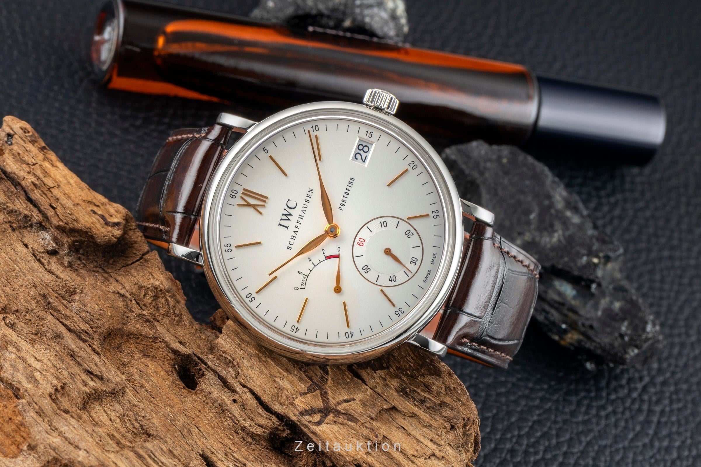 IWC Portofino acero cuerda manual reloj para caballeros IW510103  [2601835]