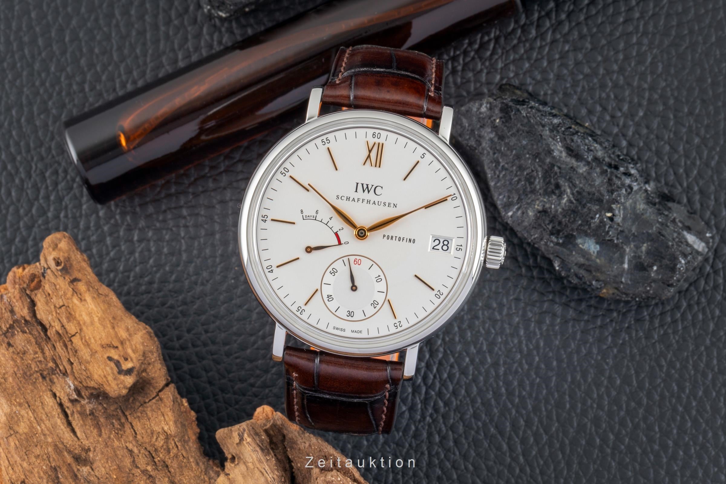 IWC Portofino acero cuerda manual reloj para caballeros IW510103  [2601835]