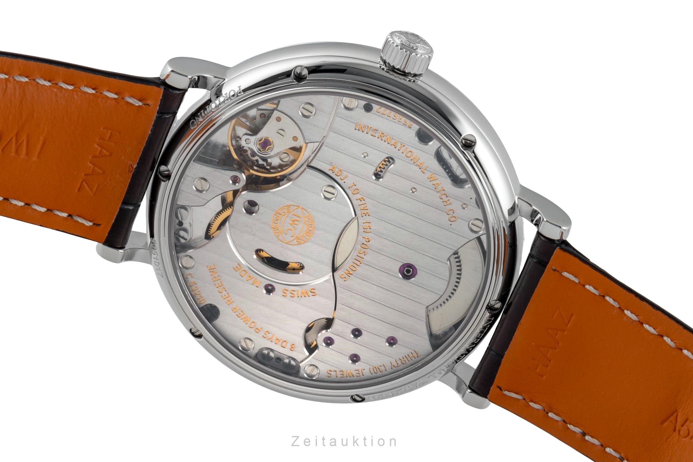 IWC Portofino acero cuerda manual reloj para caballeros IW510103  [2601835]
