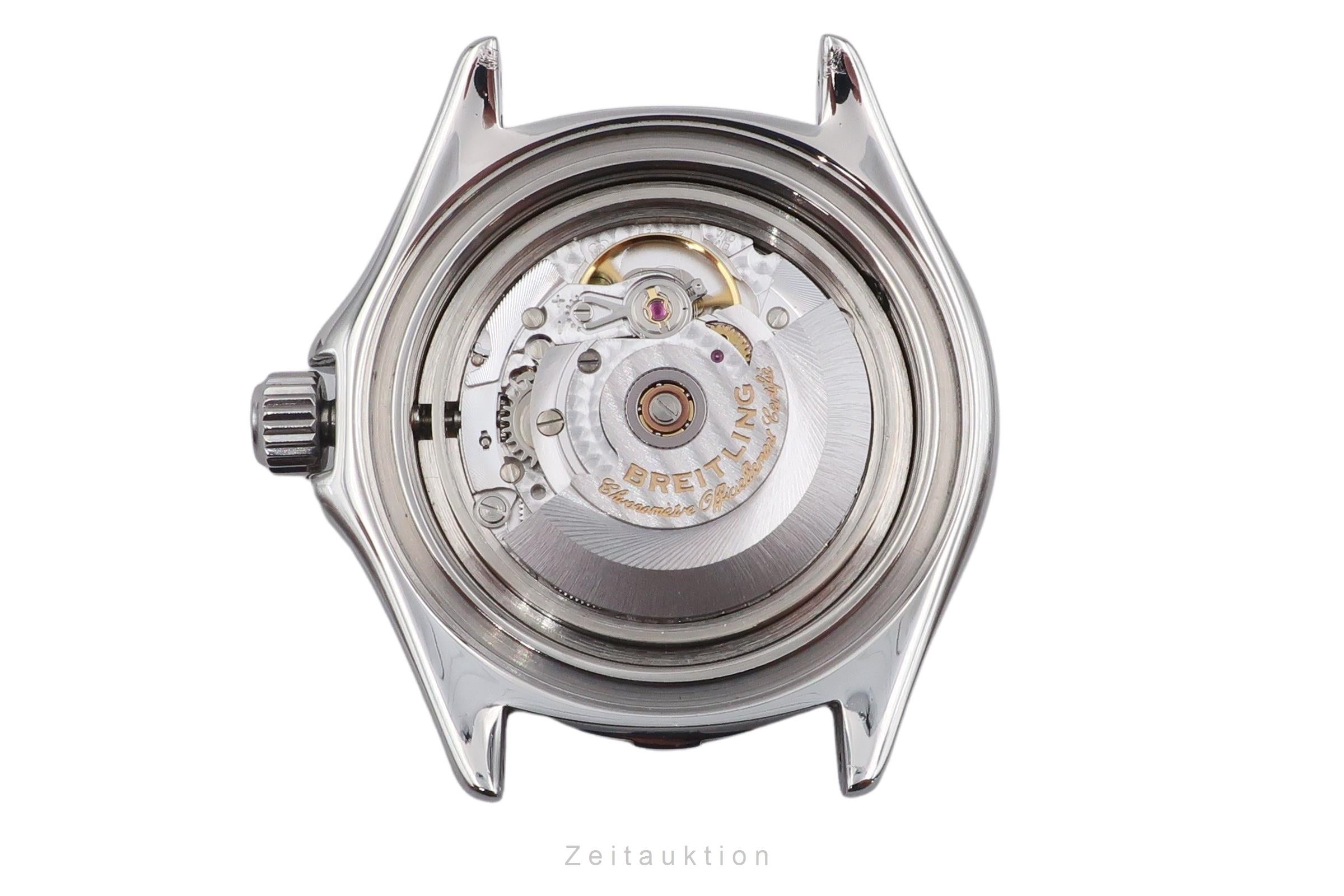 Breitling Superocean Automatik Datum Edelstahl Herrenuhr Ref. A17340 Box  [2601837]