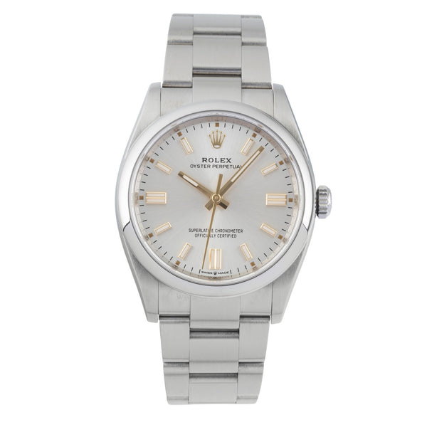 Rolex Oyster Perpetual steel automatic men's watch 126000  [2601839]