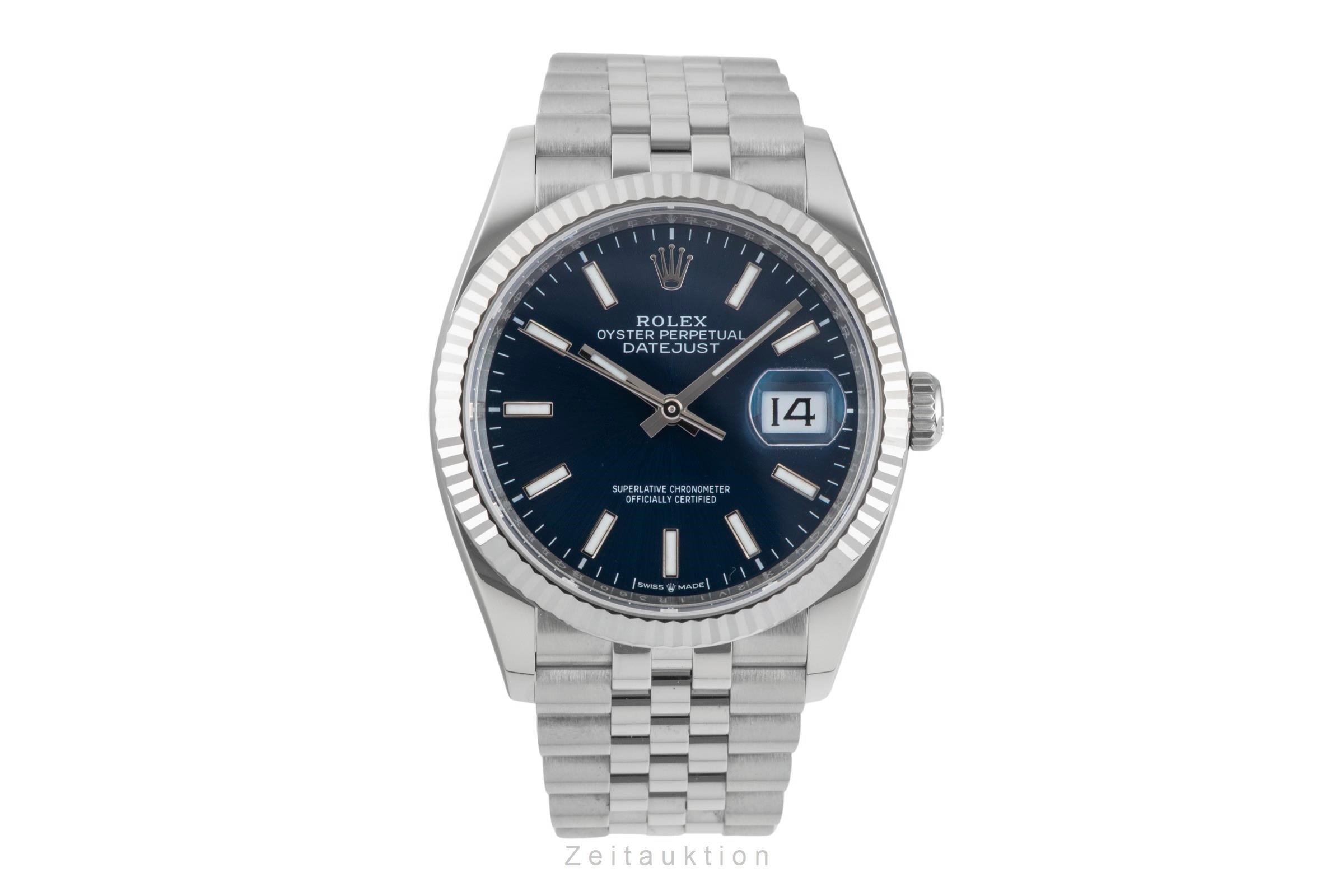 Rolex Datejust acero / oro blanco automático reloj para caballeros 126234  [2601841]