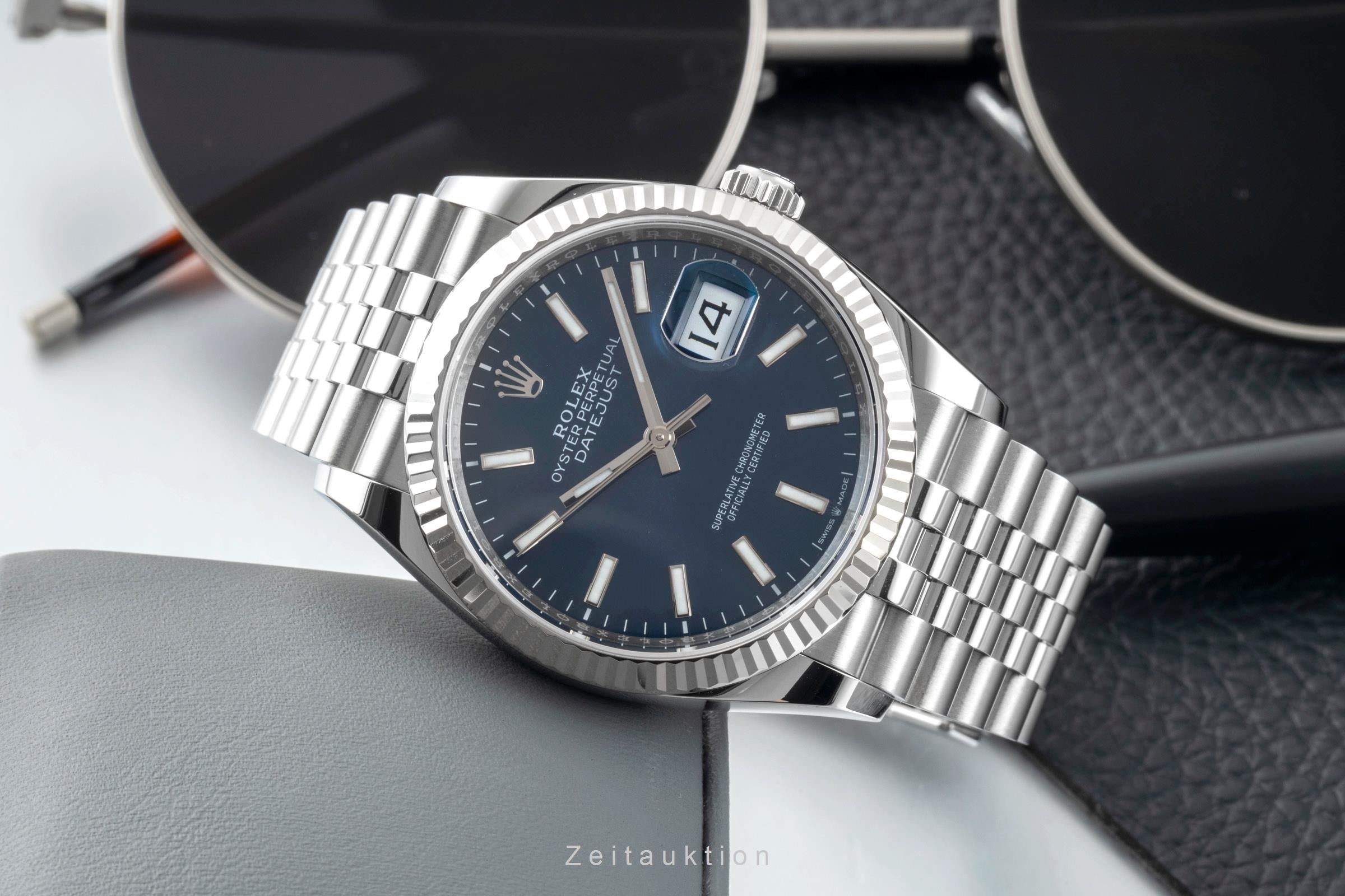 Rolex Datejust acero / oro blanco automático reloj para caballeros 126234  [2601841]