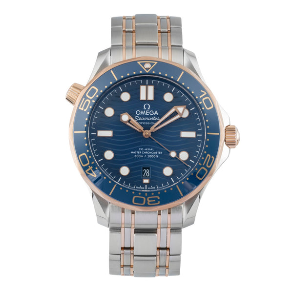 Omega Seamaster steel / gold automatic men's watch 210.20.42.20.03.002 LP: 13800EUR  [2601842]
