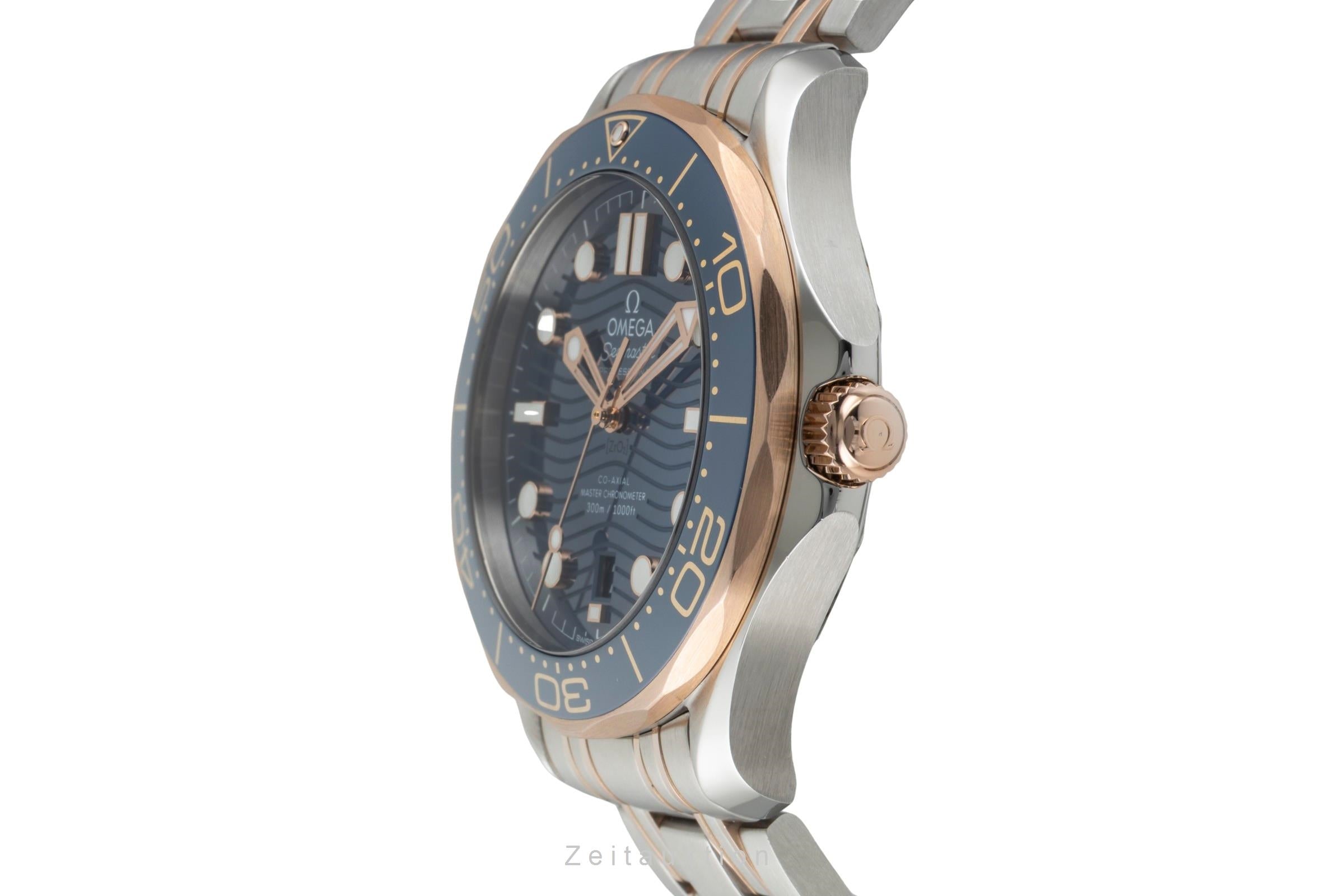 Omega Seamaster steel / gold automatic men's watch 210.20.42.20.03.002 LP: 13800EUR  [2601842]