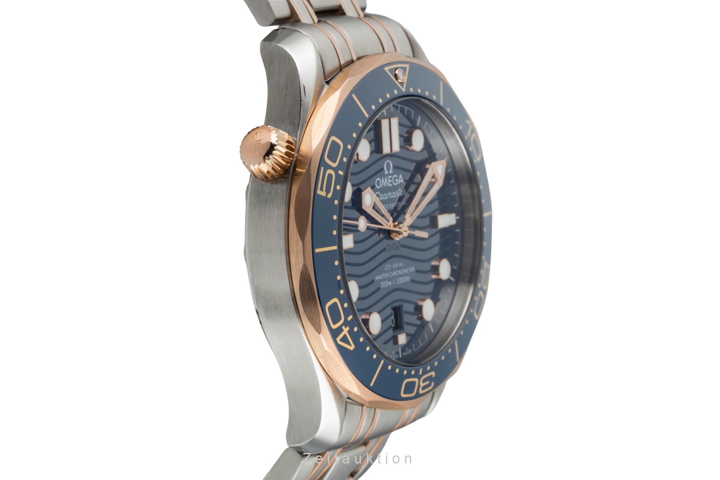 Omega Seamaster steel / gold automatic men's watch 210.20.42.20.03.002 LP: 13800EUR  [2601842]