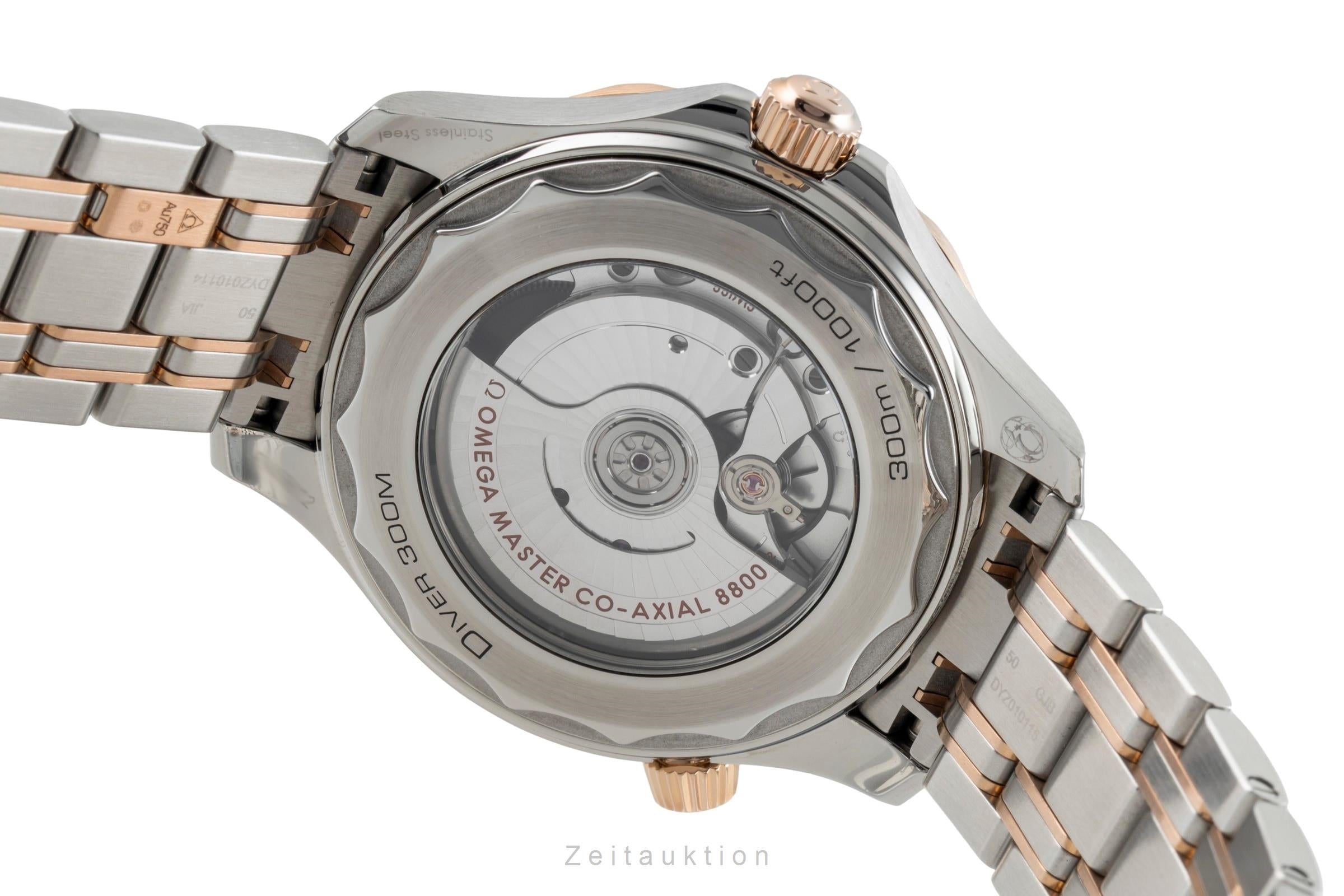 Omega Seamaster steel / gold automatic men's watch 210.20.42.20.03.002 LP: 13800EUR  [2601842]