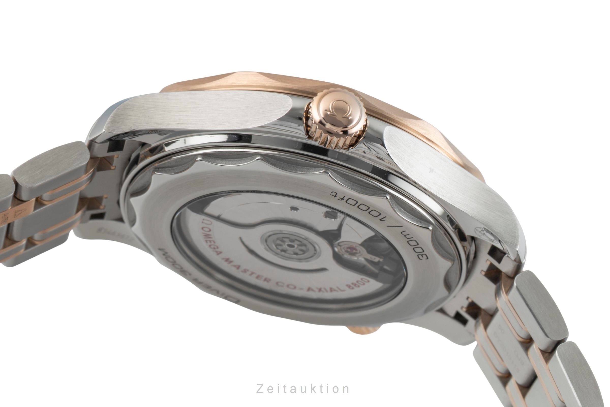 Omega Seamaster steel / gold automatic men's watch 210.20.42.20.03.002 LP: 13800EUR  [2601842]