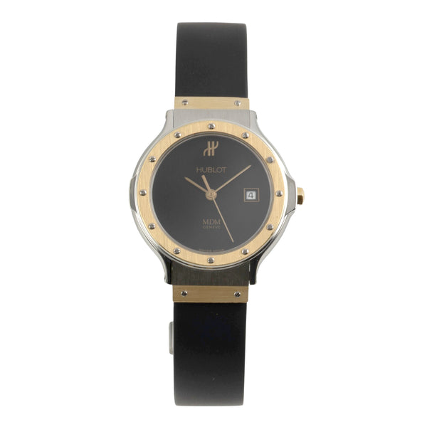 Hublot MDM acero / oro cuarzo reloj para damas  139.10.2  [2601843]