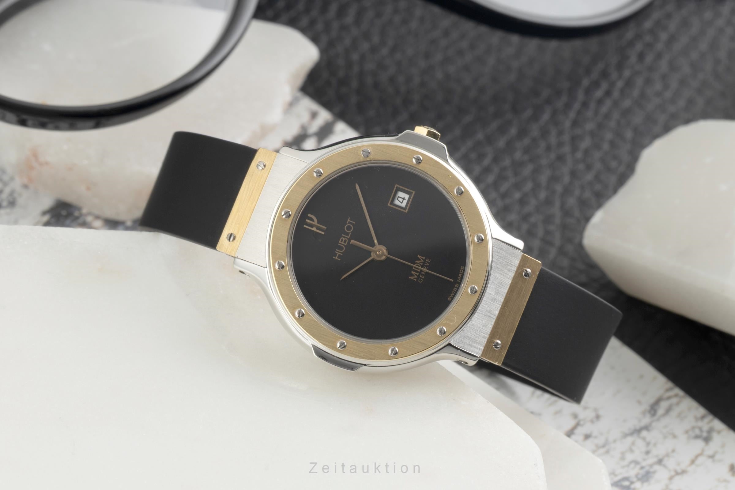 Hublot MDM acero / oro cuarzo reloj para damas  139.10.2  [2601843]
