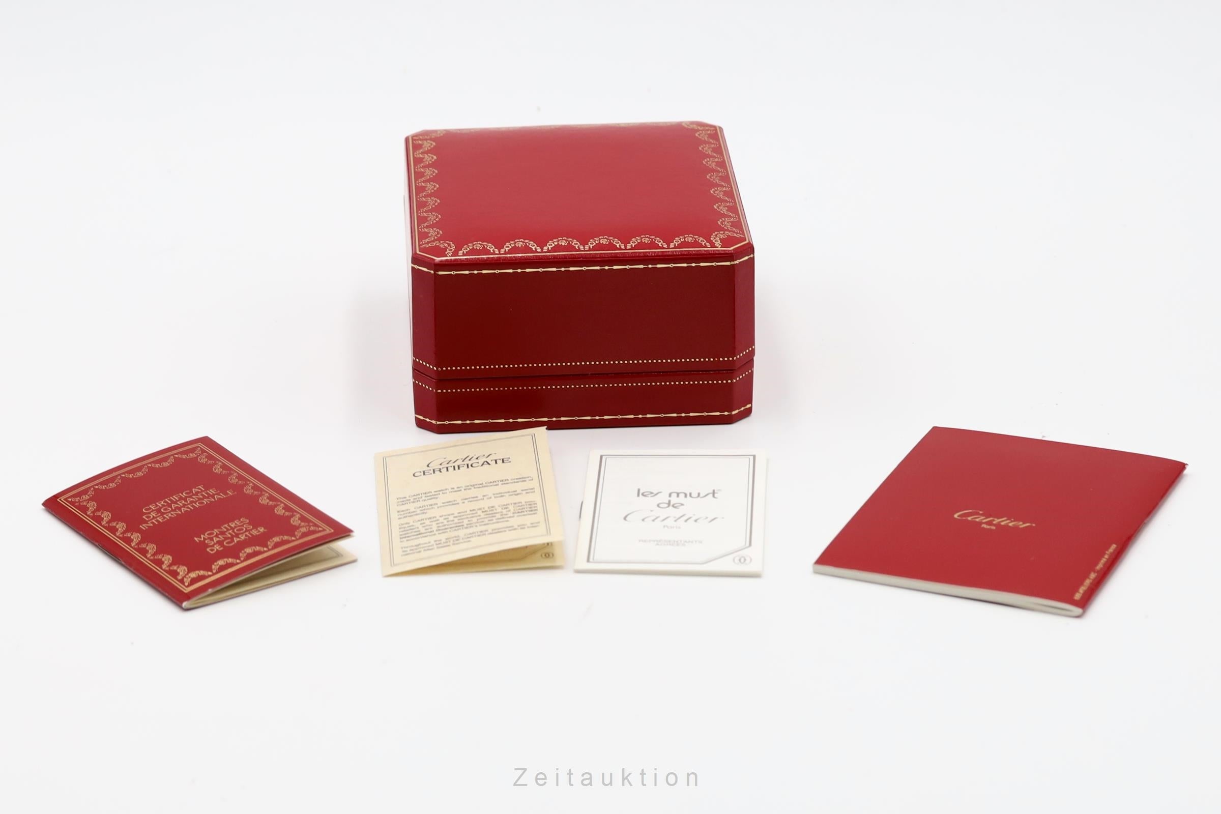 Cartier Santos Stahl / Gold Quarz Damenuhr Ref. W200124D Box & Papiere  [2601844]