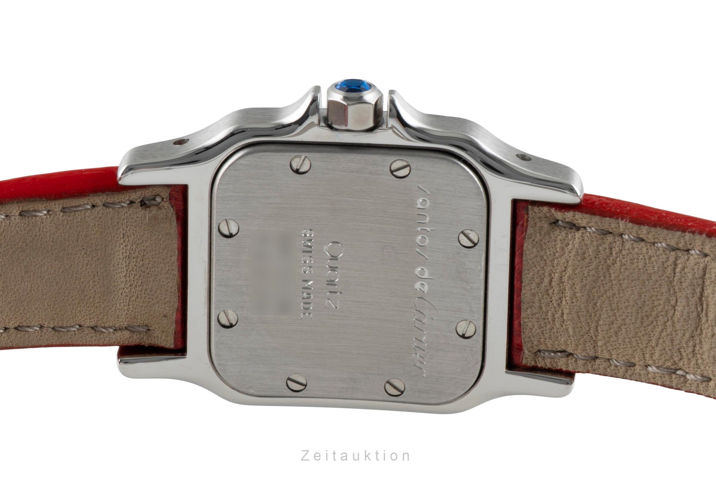Cartier Santos Stahl / Gold Quarz Damenuhr Ref. W200124D Box & Papiere  [2601844]