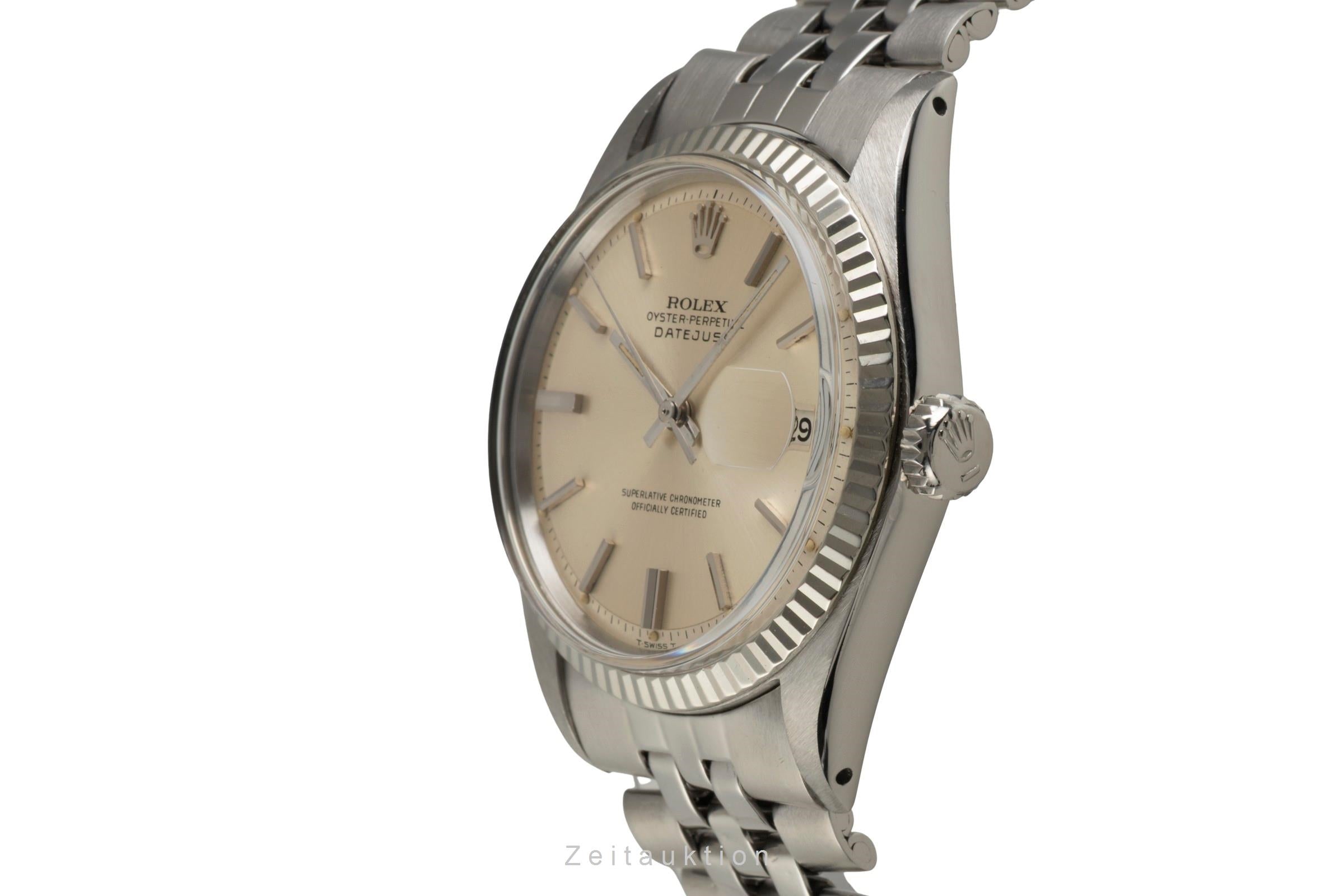 Rolex Datejust Stahl / Weissgold Automatik Herrenuhr Ref. 1601 Klassiker [2601848]