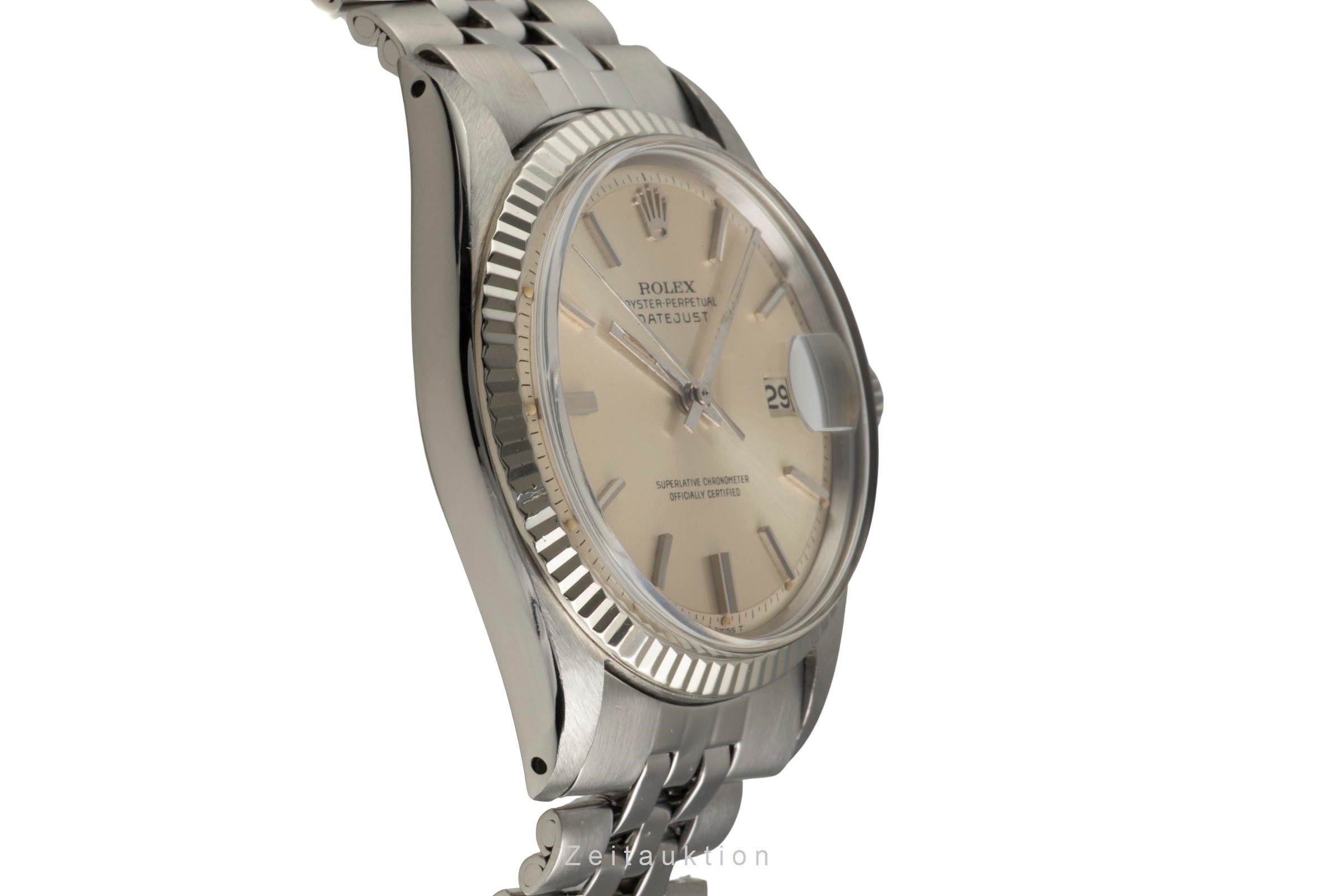 Rolex Datejust Stahl / Weissgold Automatik Herrenuhr Ref. 1601 Klassiker [2601848]