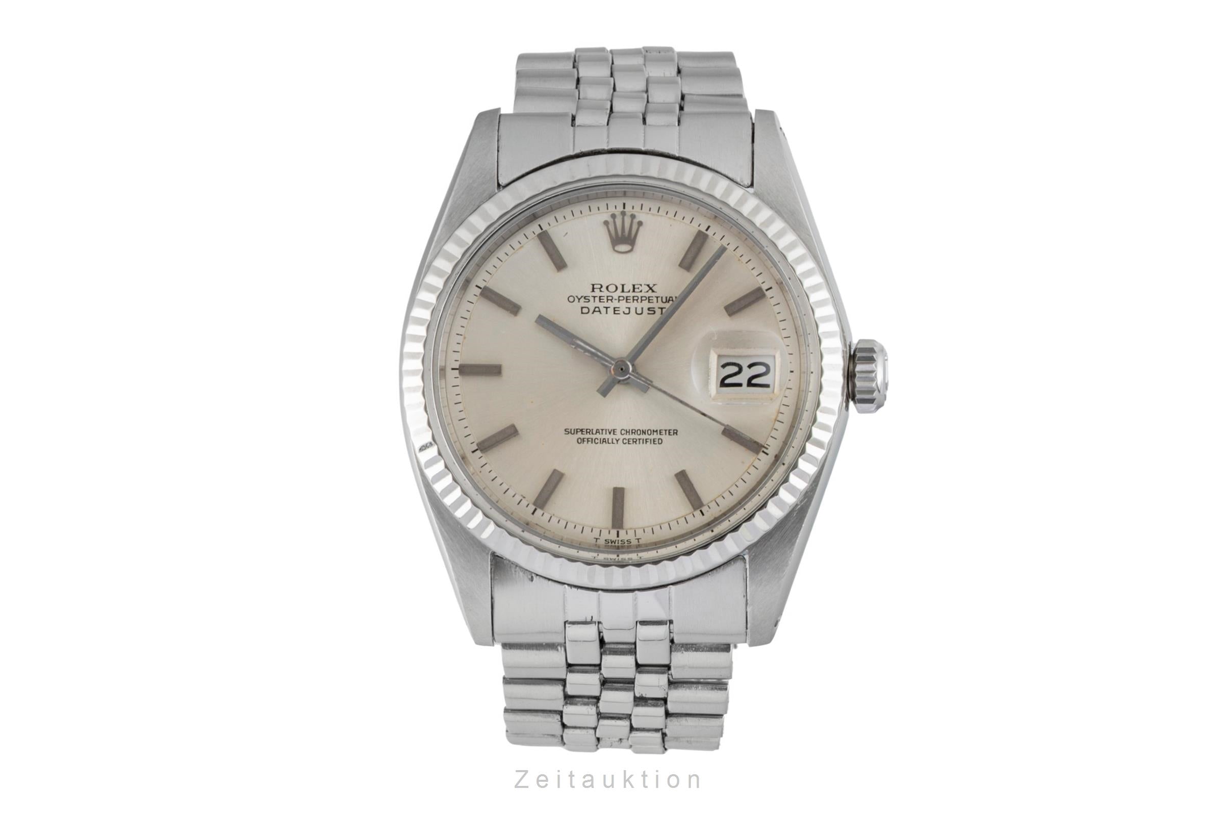 Rolex Datejust Stahl / Weissgold Automatik Herrenuhr Ref. 1601 Vintage  [2601849]