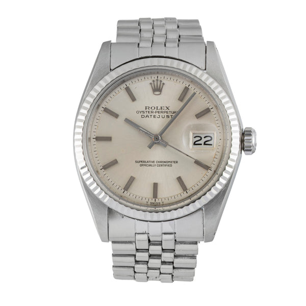 Rolex Datejust Stahl / Weissgold Automatik Herrenuhr Ref. 1601 Vintage  [2601849]