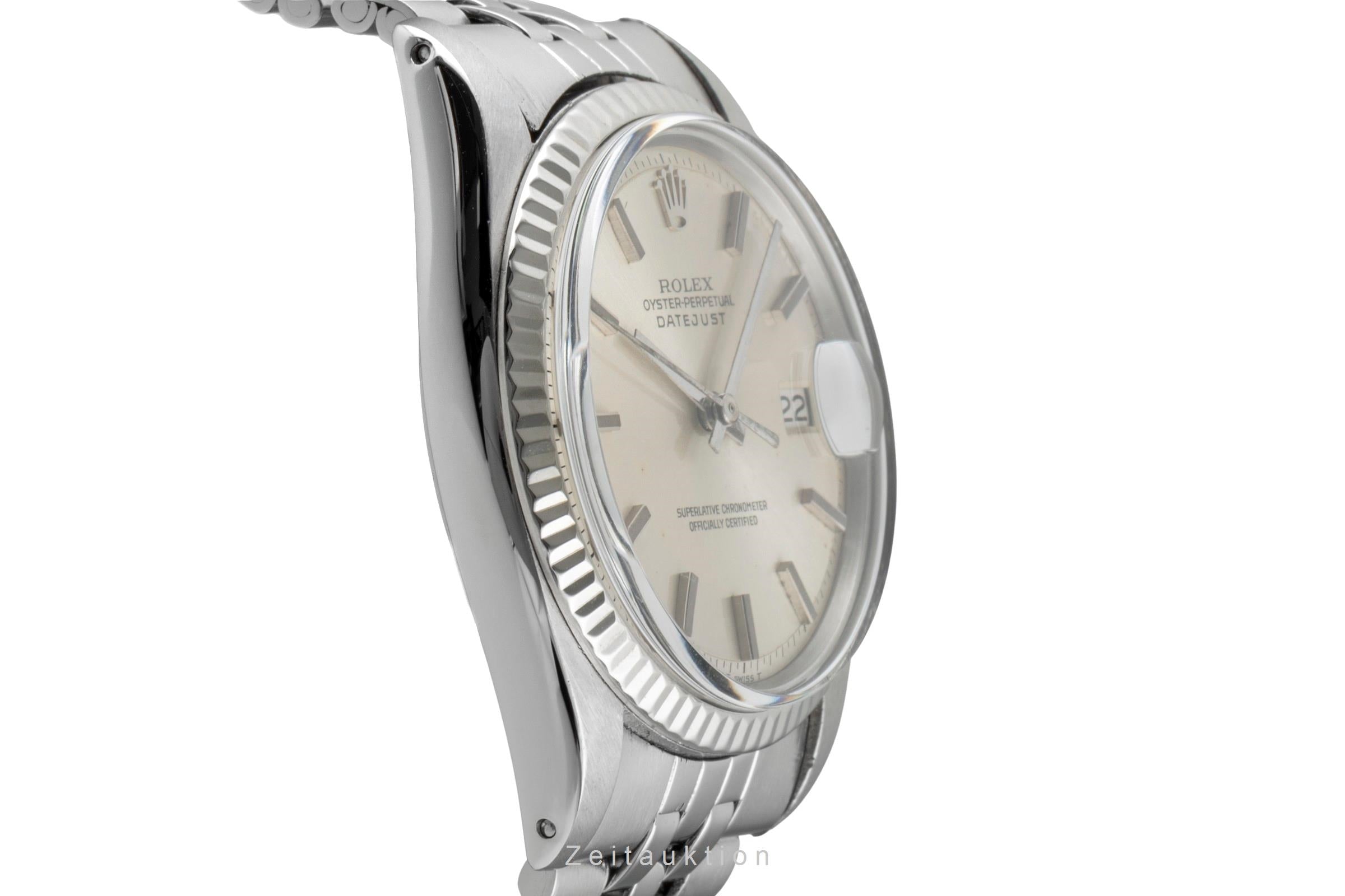 Rolex Datejust Stahl / Weissgold Automatik Herrenuhr Ref. 1601 Vintage  [2601849]