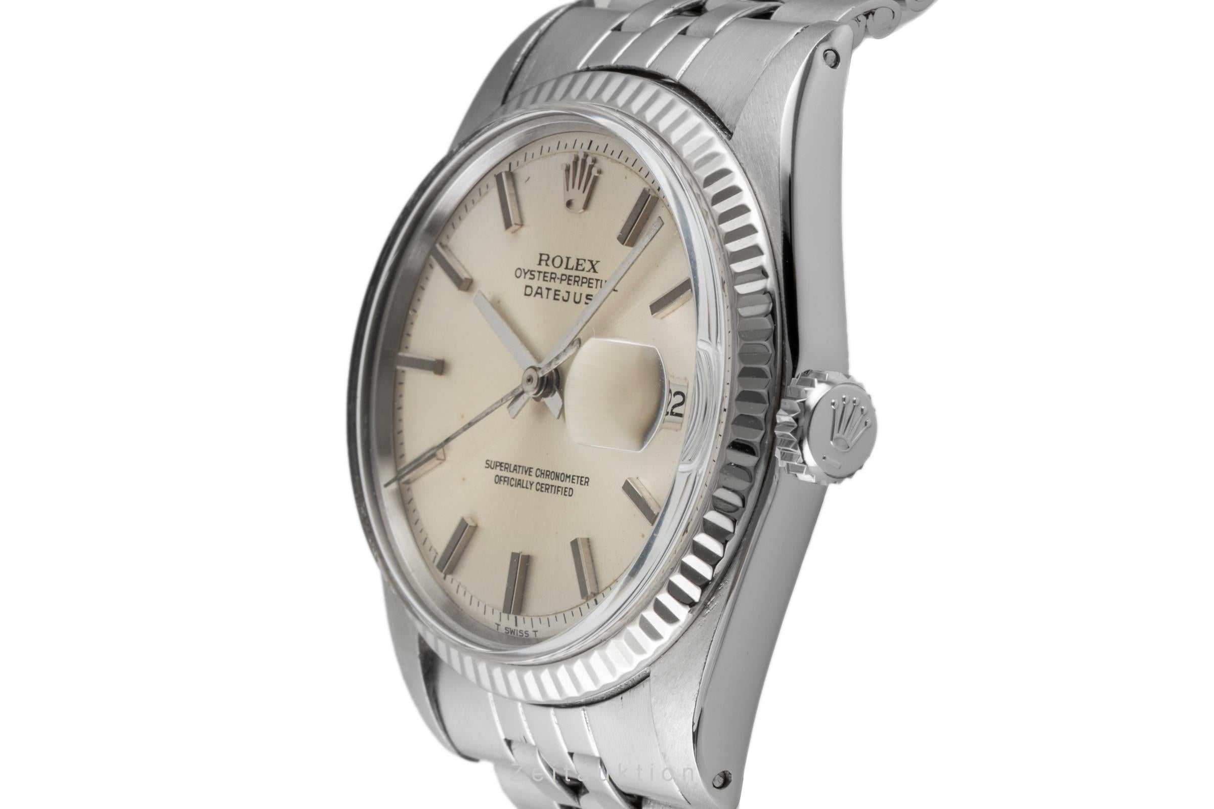Rolex Datejust Stahl / Weissgold Automatik Herrenuhr Ref. 1601 Vintage  [2601849]