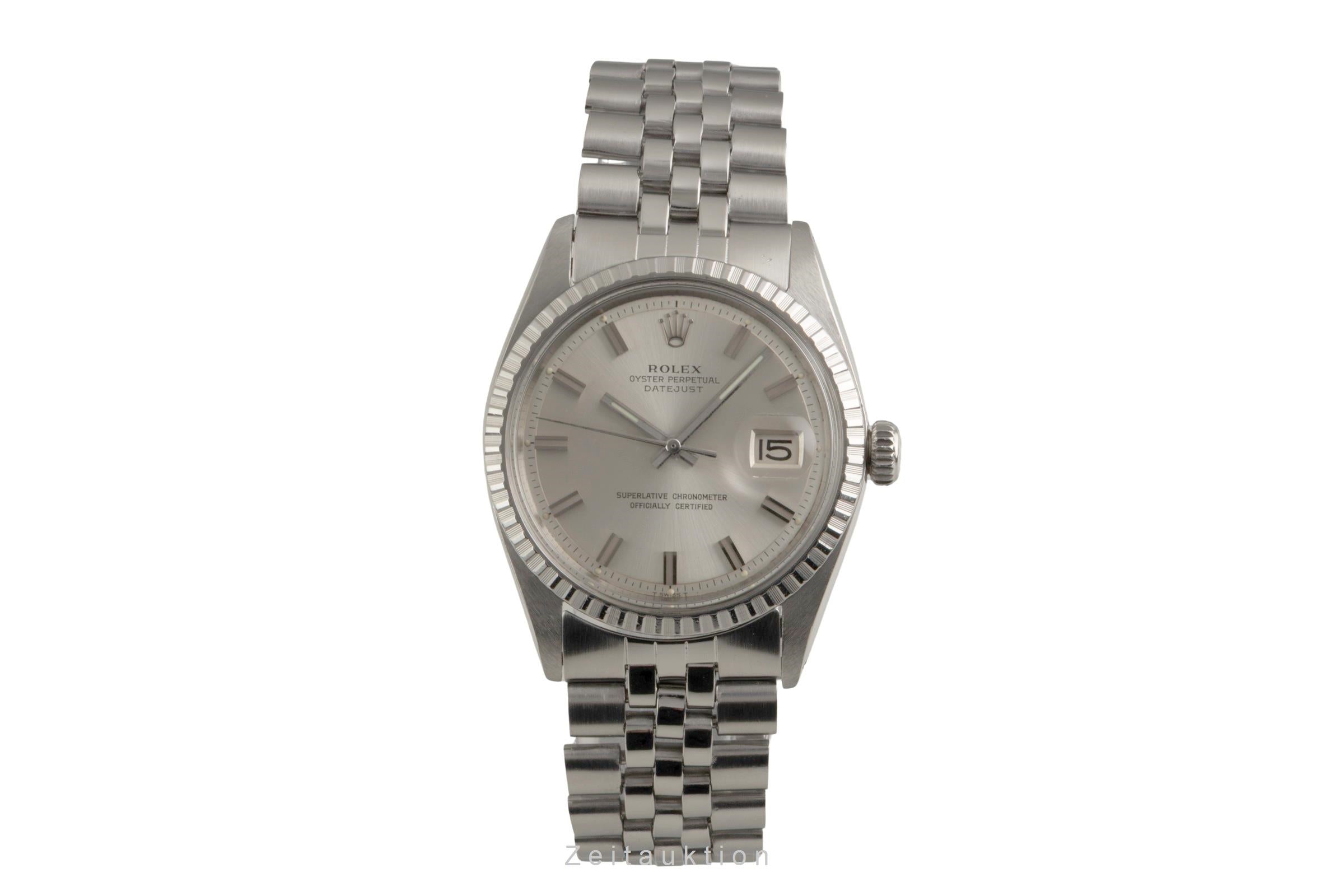 Rolex Datejust 36 Silver Dial Oyster Edelstahl Automatik Ref. 1603 Klassiker [2601850]