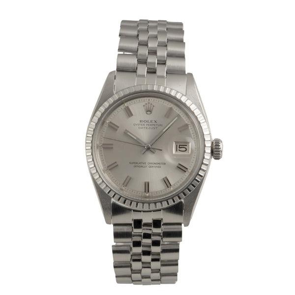 Rolex Datejust 36 Silver Dial Oyster Edelstahl Automatik Ref. 1603 Klassiker [2601850]