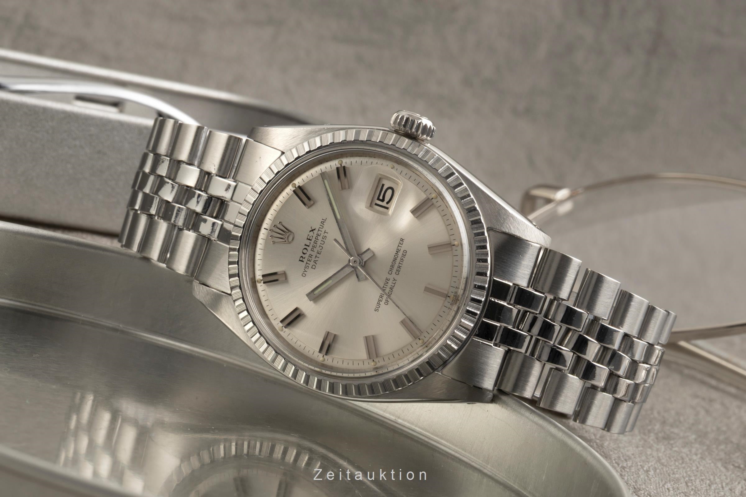 Rolex Datejust 36 Silver Dial Oyster Edelstahl Automatik Ref. 1603 Klassiker [2601850]