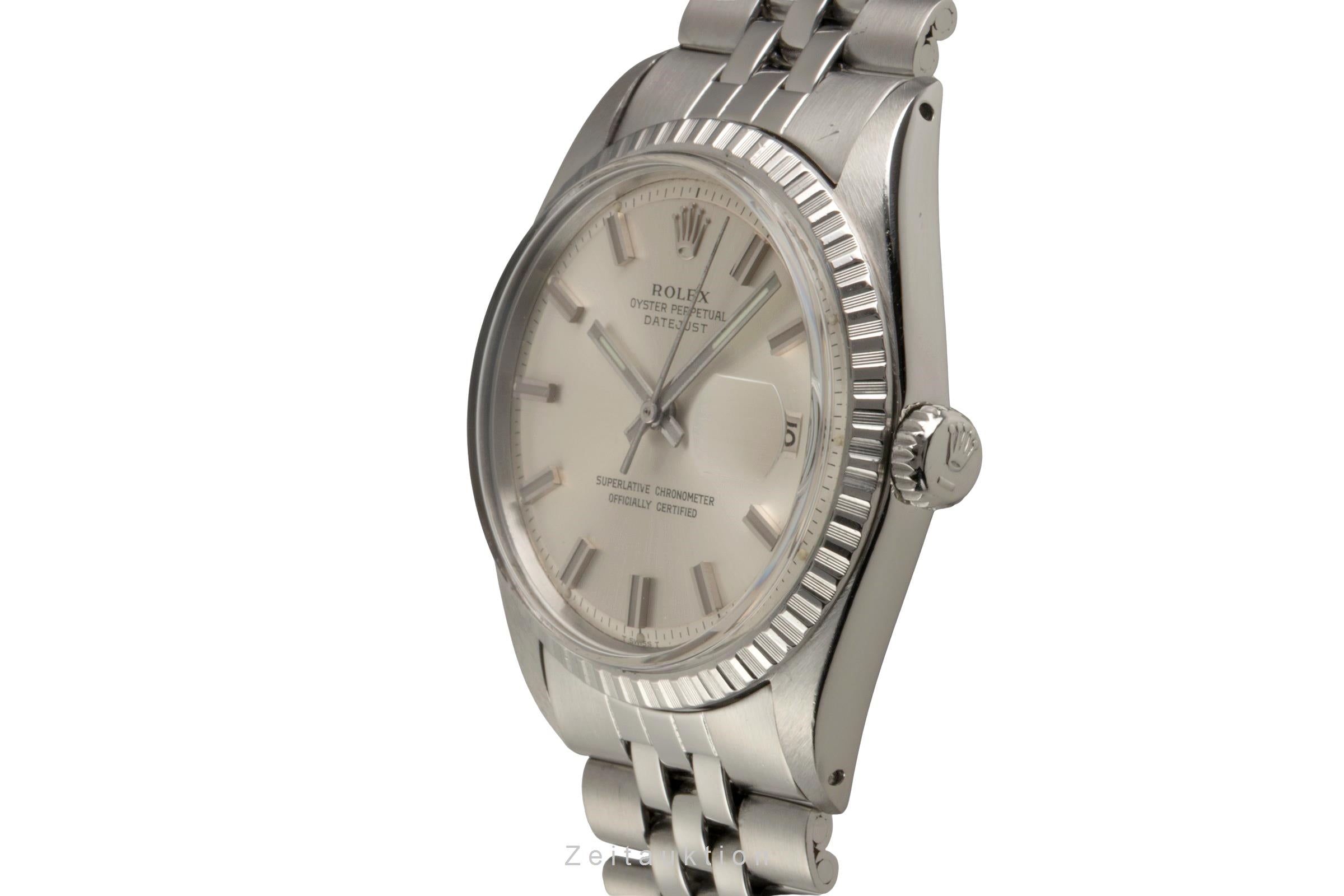 Rolex Datejust 36 Silver Dial Oyster Edelstahl Automatik Ref. 1603 Klassiker [2601850]