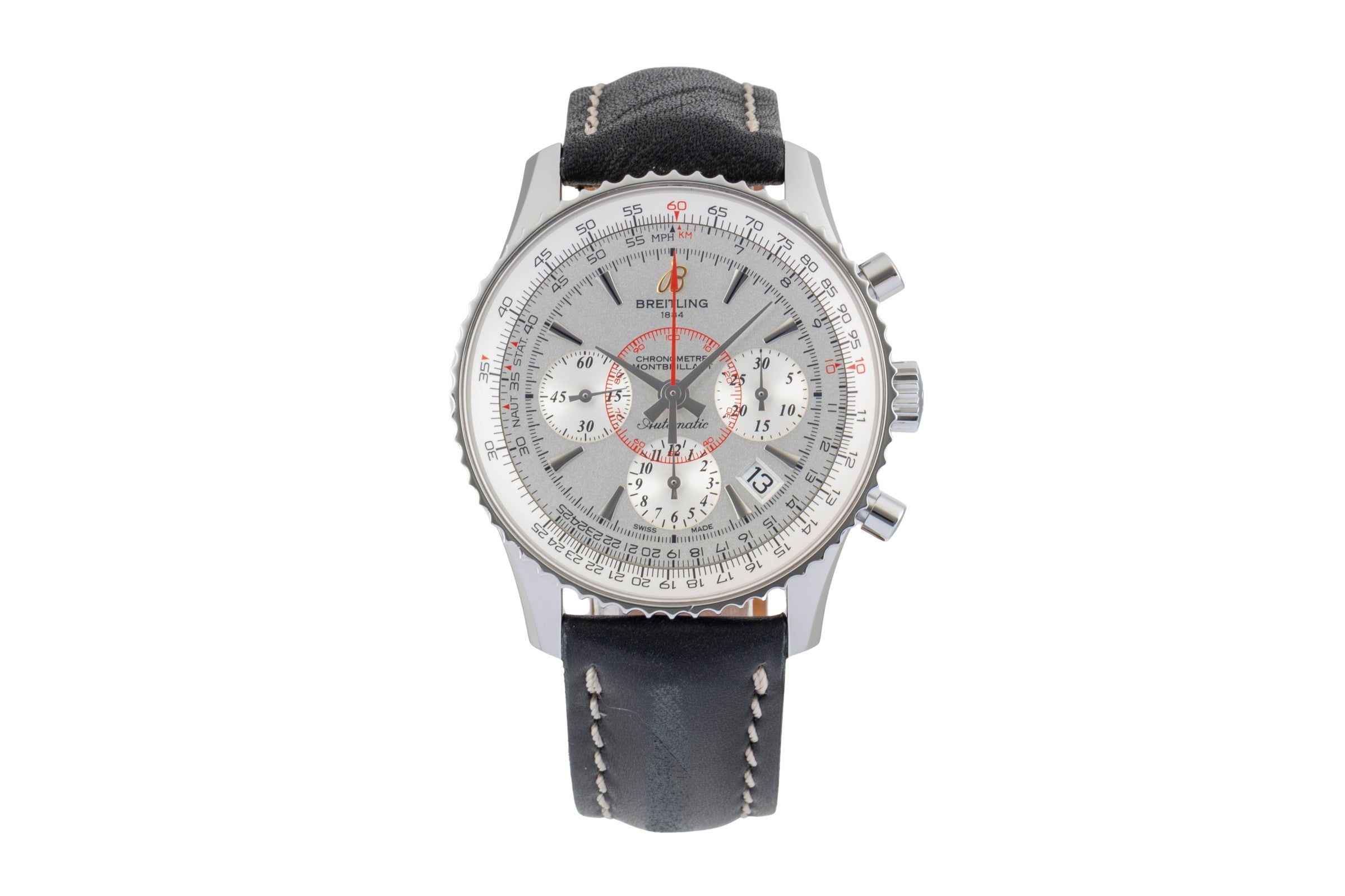 Breitling Montbrillant chronograph steel automatic Kal. B01 Ref