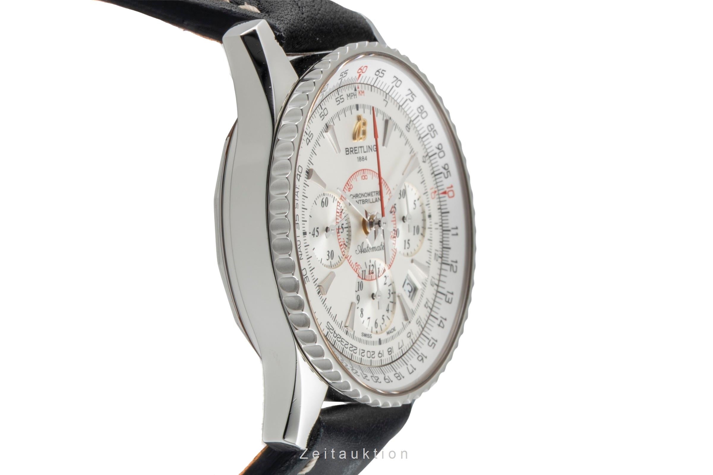 Breitling Montbrillant chronograph steel automatic Kal. B01 Ref