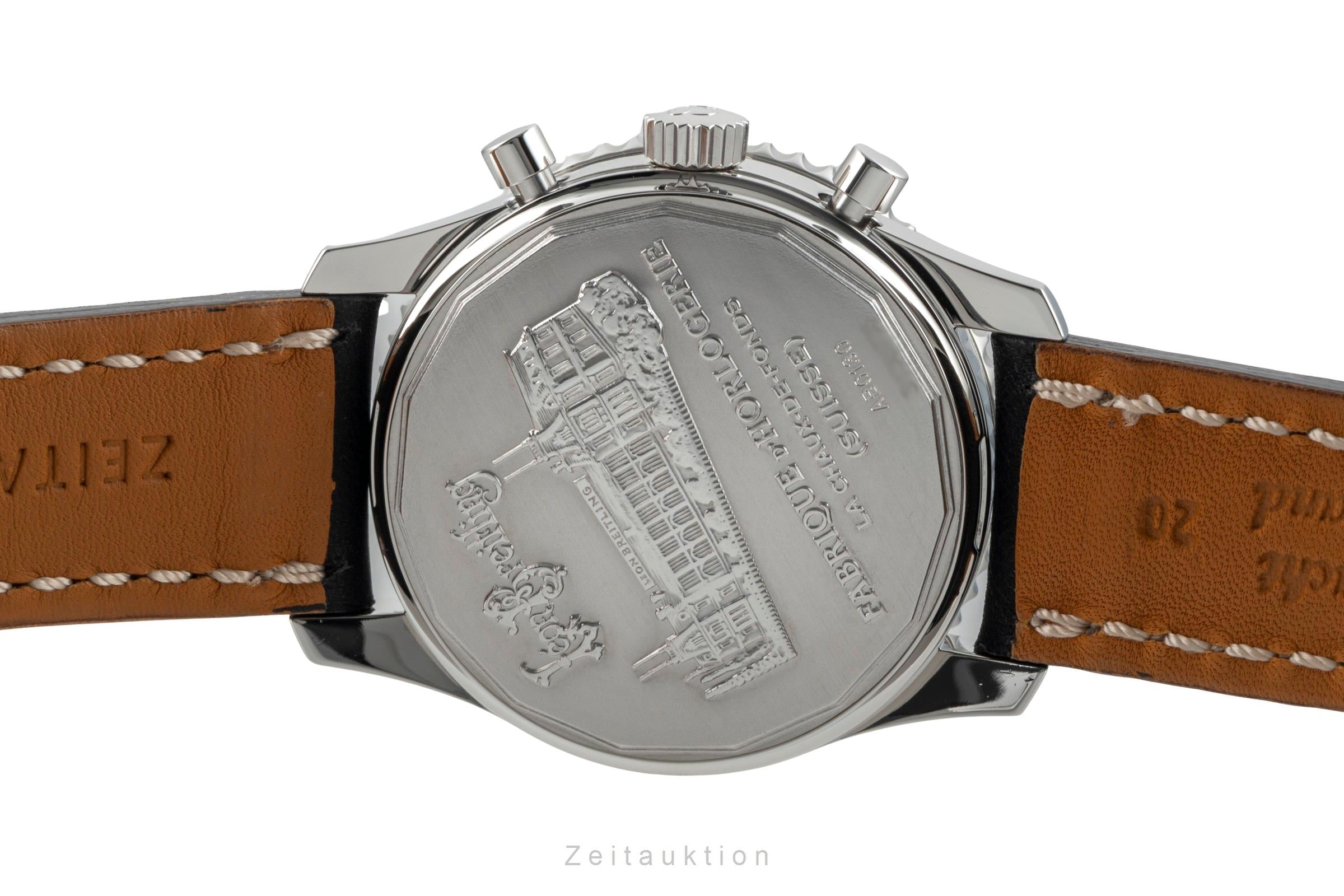 Breitling Montbrillant chronograph steel automatic men's watch AB0130012/G709  [2601853]