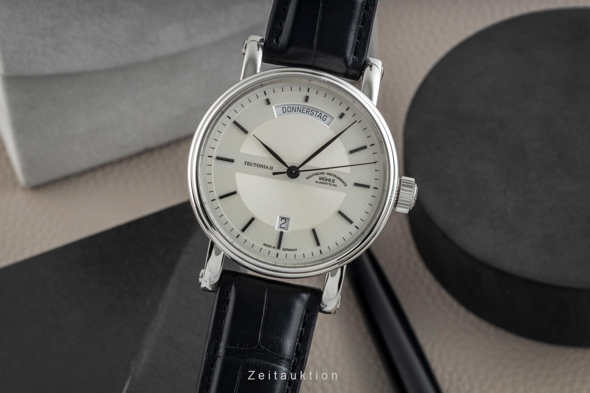 Mühle Teutonia II steel automatic men's watch M1-33-65LB LP: 2400EUR  [2601854]