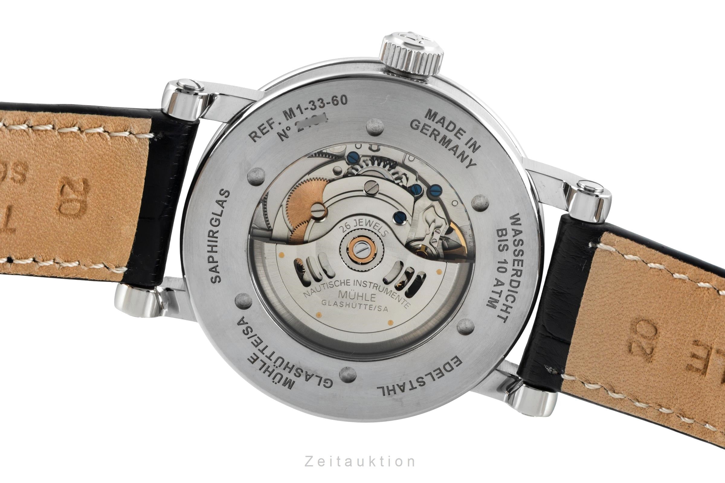 Mühle Teutonia II steel automatic men's watch M1-33-65LB LP: 2400EUR  [2601854]
