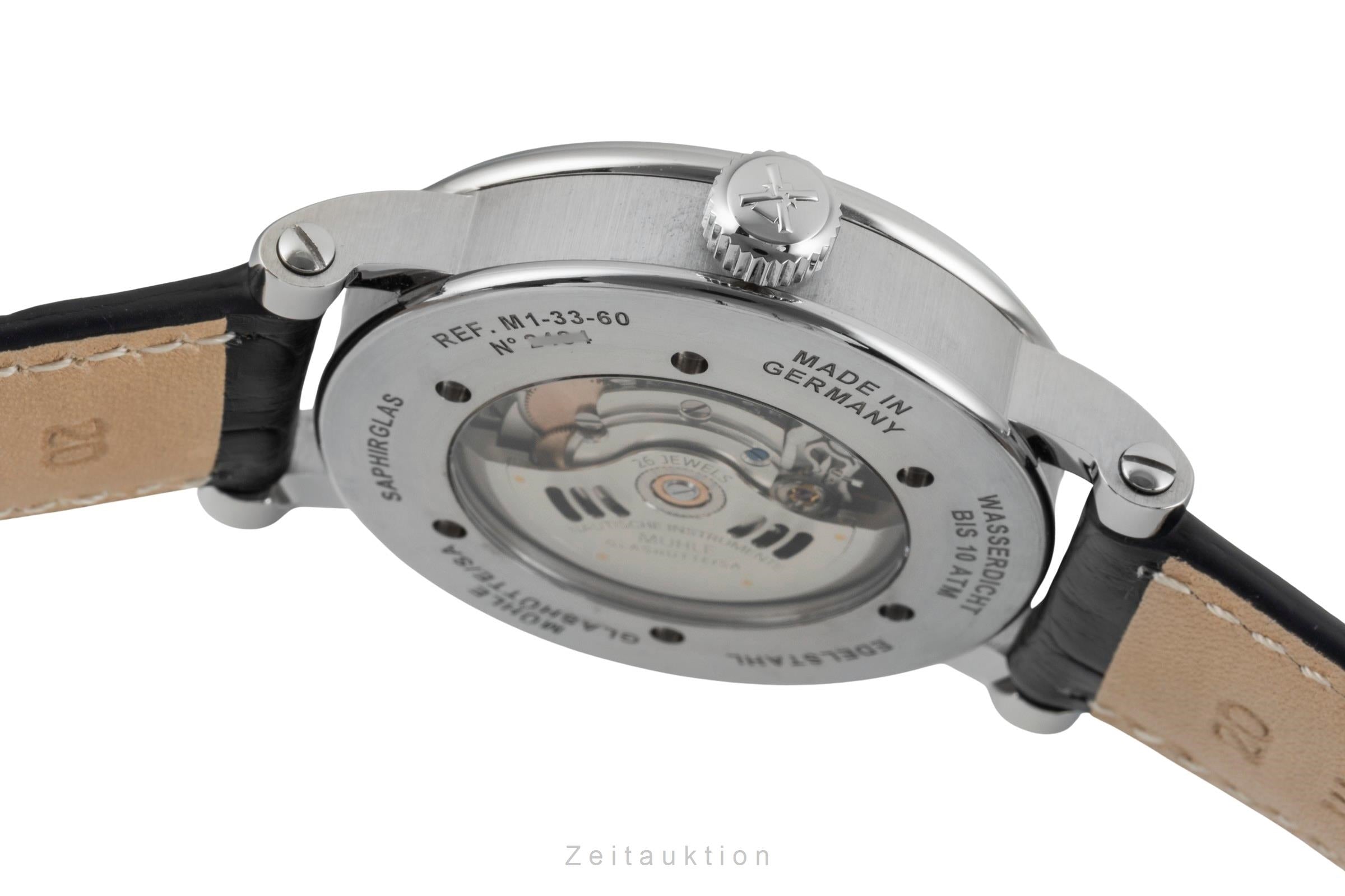 Mühle Teutonia II steel automatic men's watch M1-33-65LB LP: 2400EUR  [2601854]