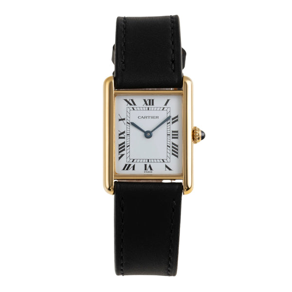 Cartier Tank silver-gilt quartz men's watch W1002753  [2601856]