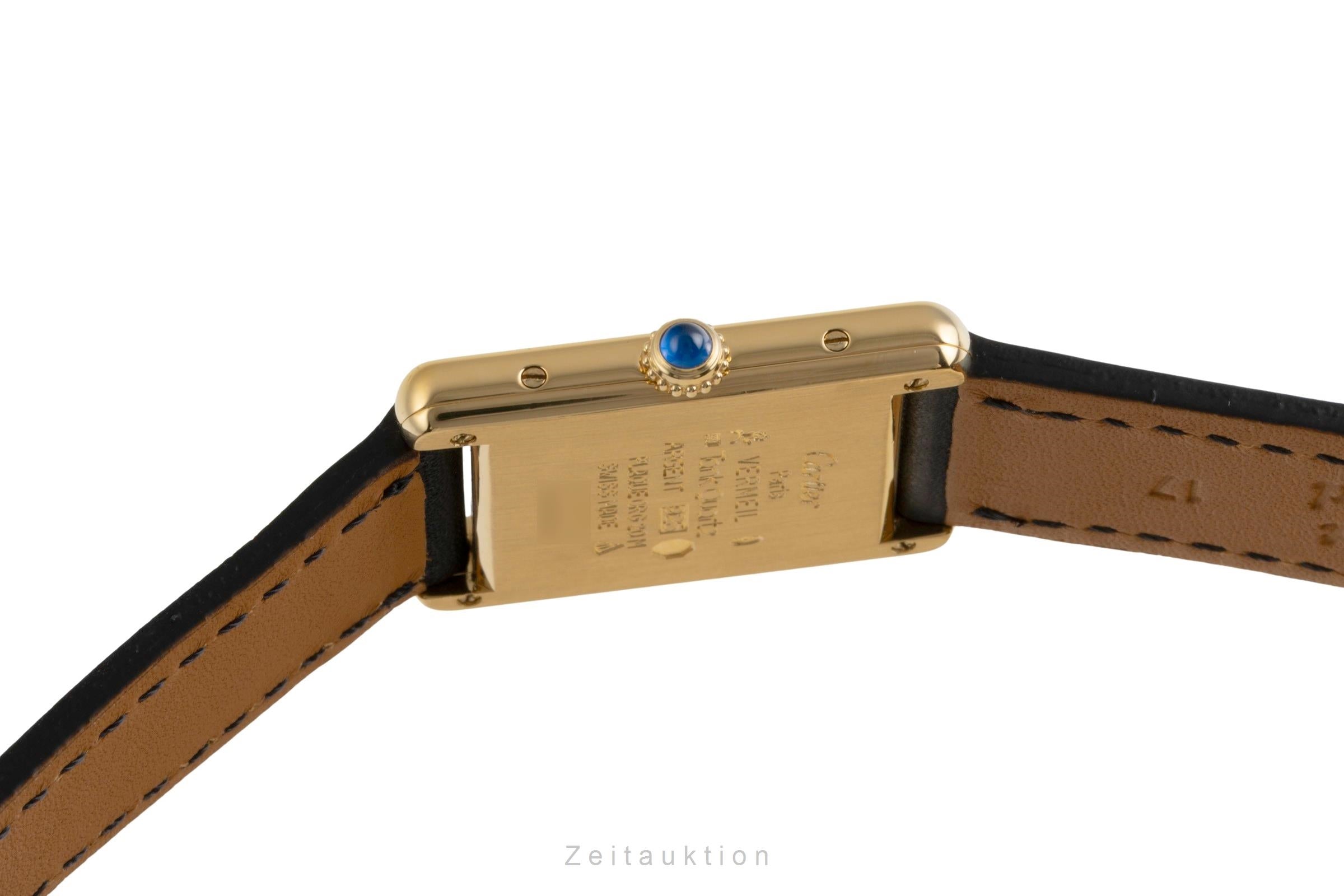 Cartier Tank silver-gilt quartz men's watch W1002753  [2601856]