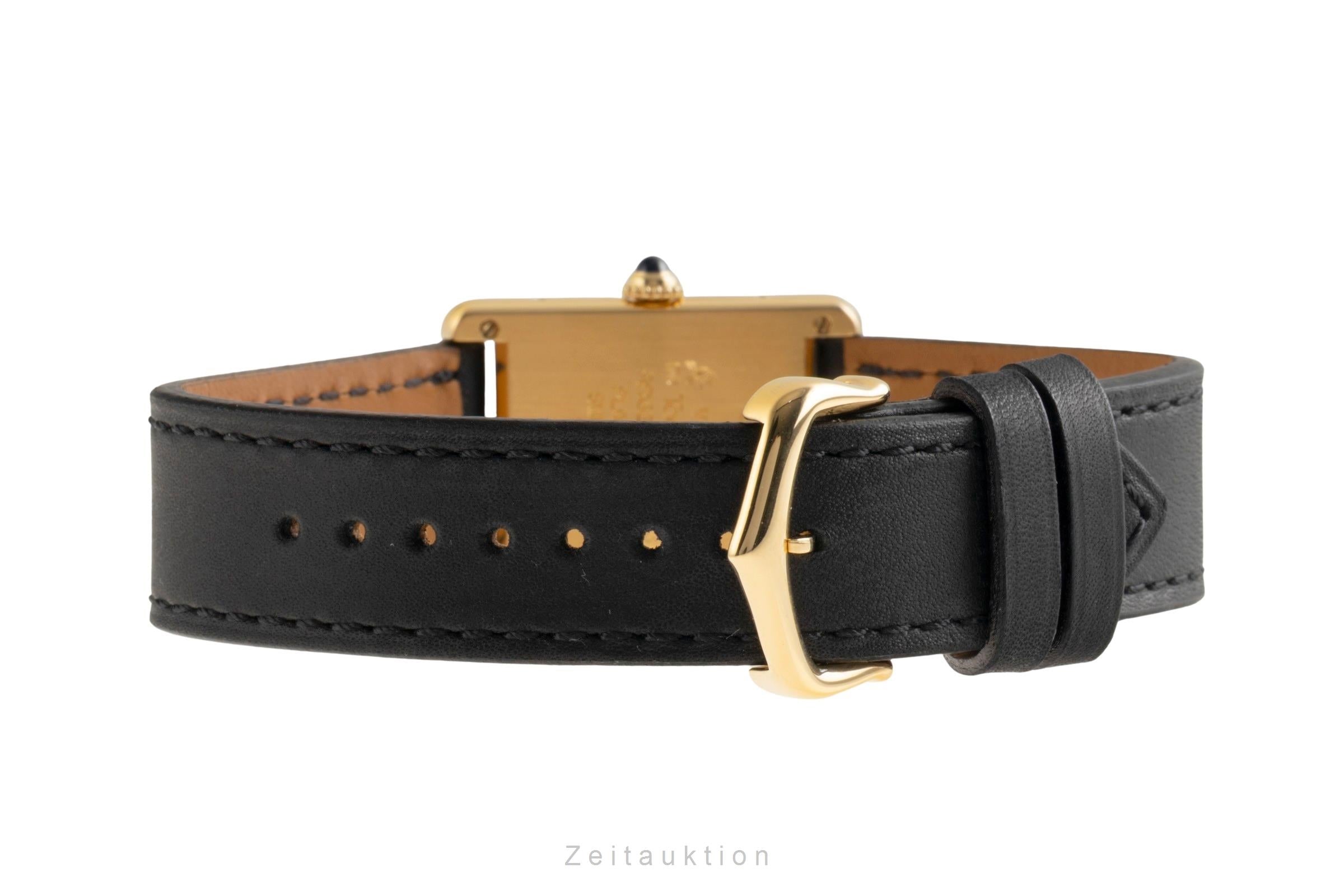 Cartier Tank silver-gilt quartz men's watch W1002753  [2601856]