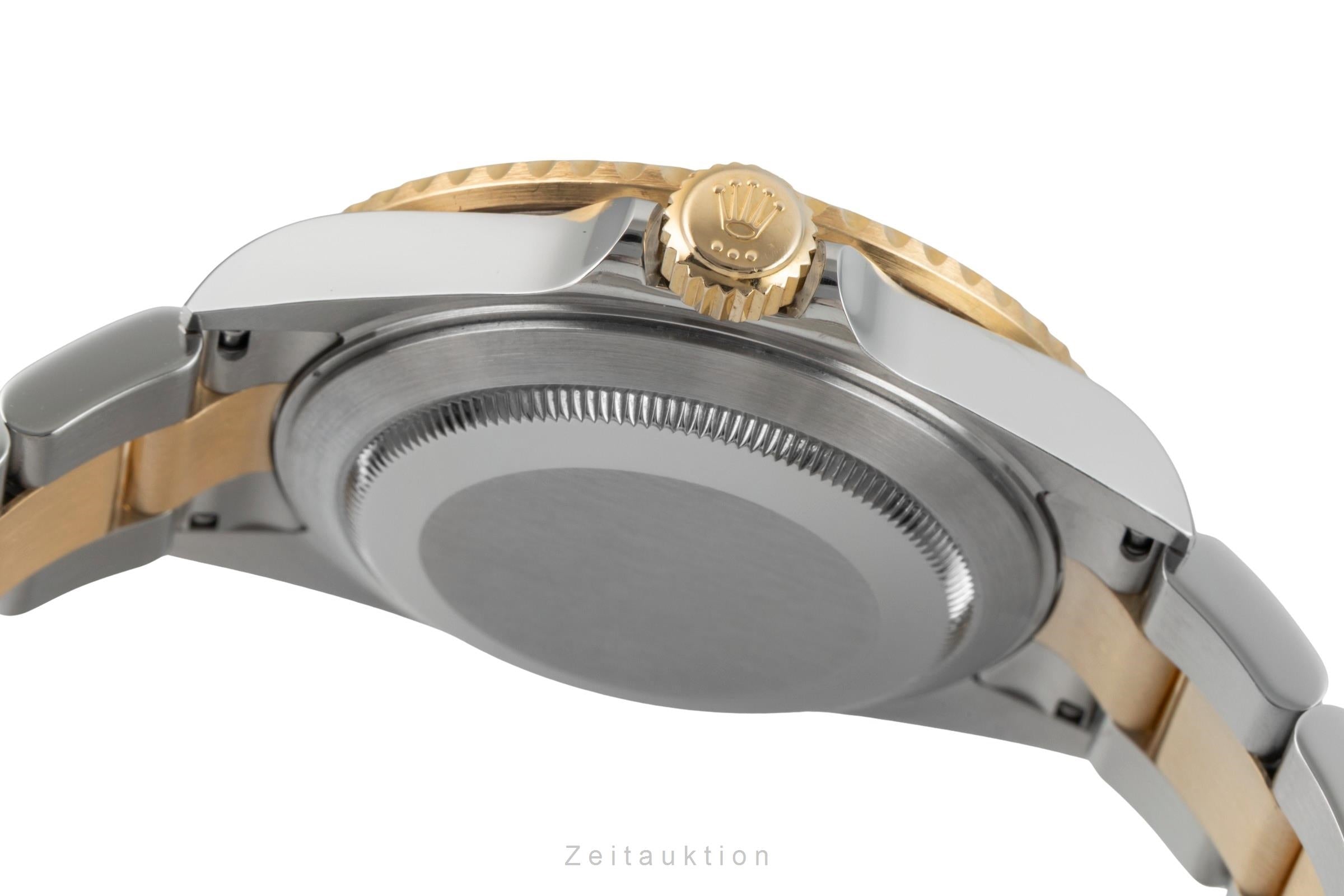 Rolex Submariner Stahl / Gold Herrenuhr Blue Dial Ref. 16613 B&P 2008 M-Serie [2601858]