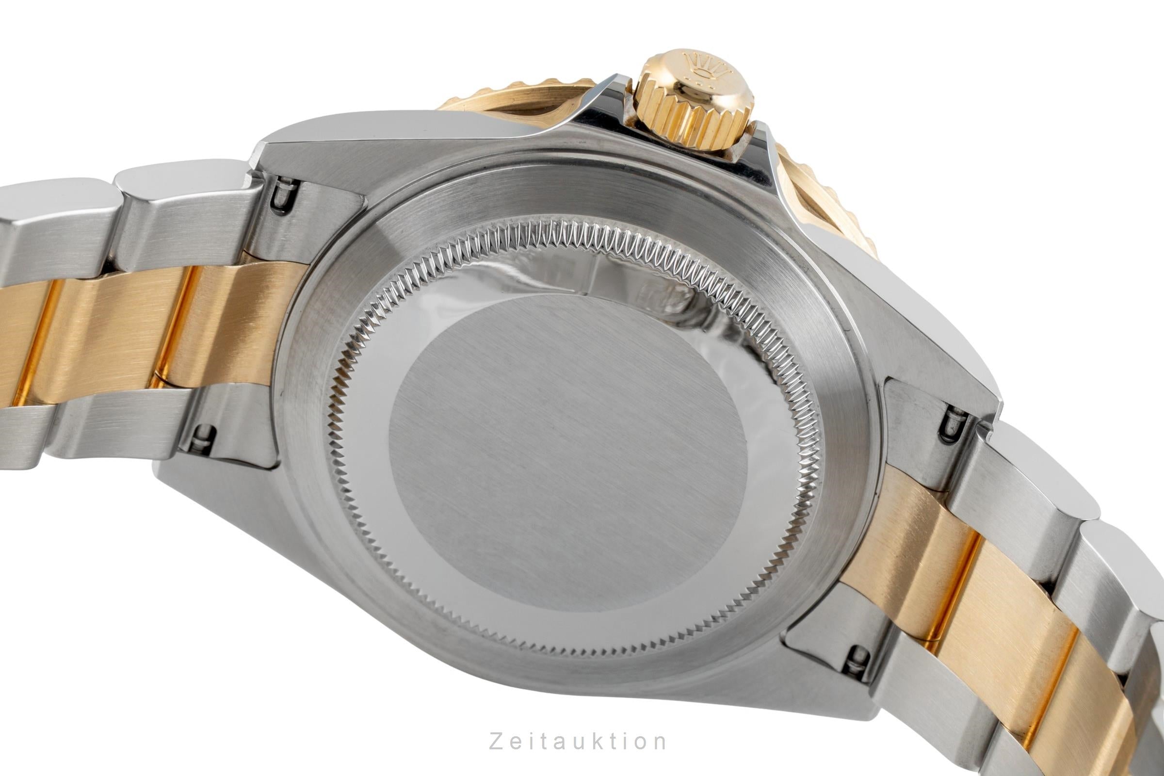 Rolex Submariner Stahl / Gold Herrenuhr Blue Dial Ref. 16613 B&P 2008 M-Serie [2601858]