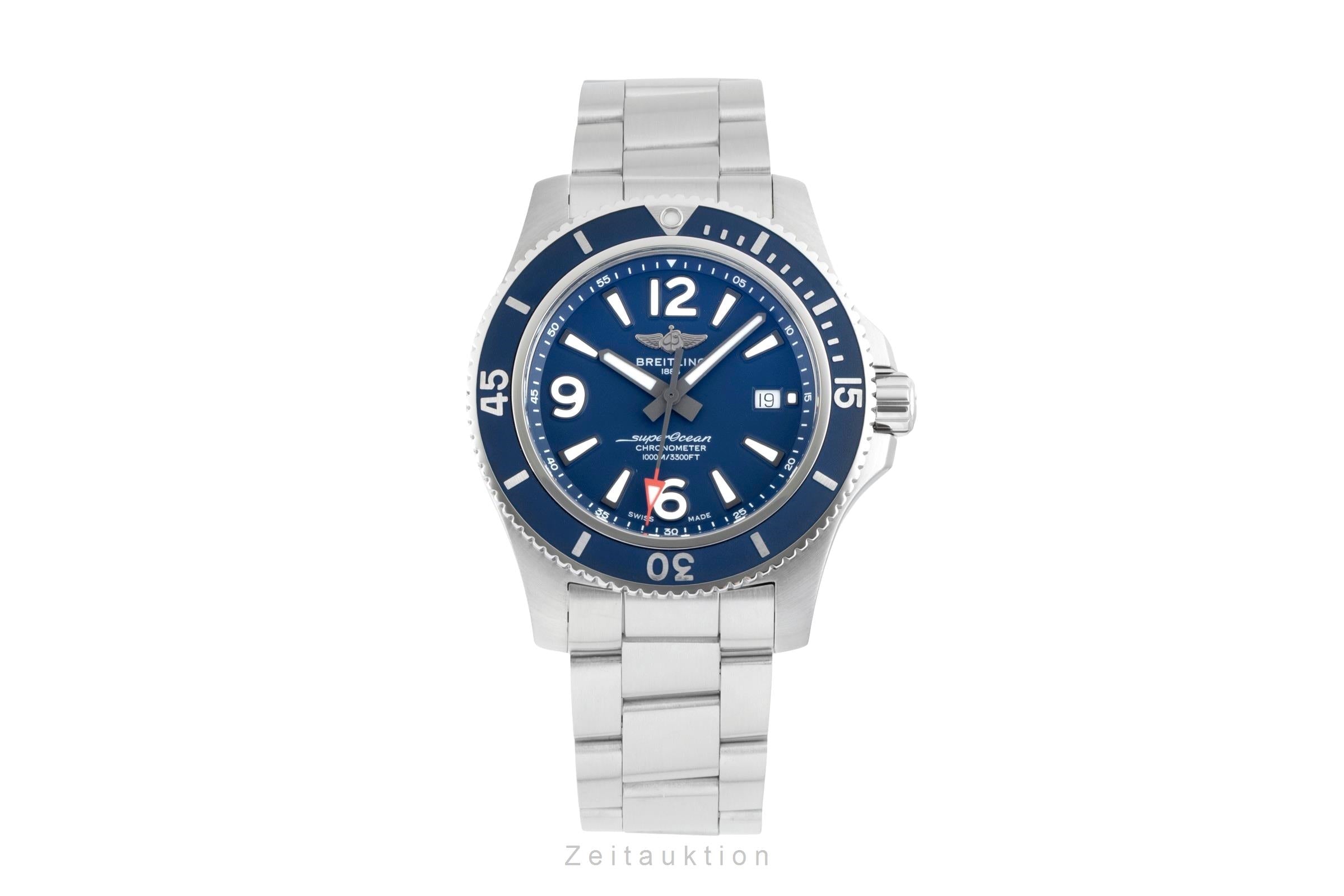 Breitling Superocean 44 Stahl Automatik Herrenuhr Ref. A17367D81C1A1 B&P 2023 [2601861]