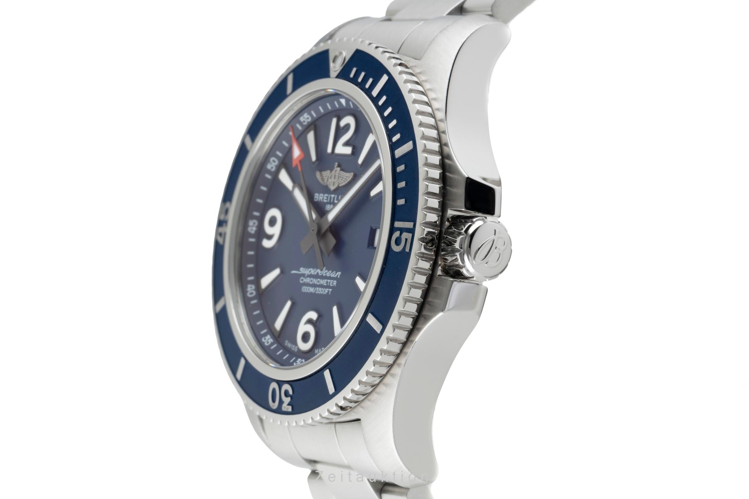 Breitling Superocean 44 Stahl Automatik Herrenuhr Ref. A17367D81C1A1 B&P 2023 [2601861]