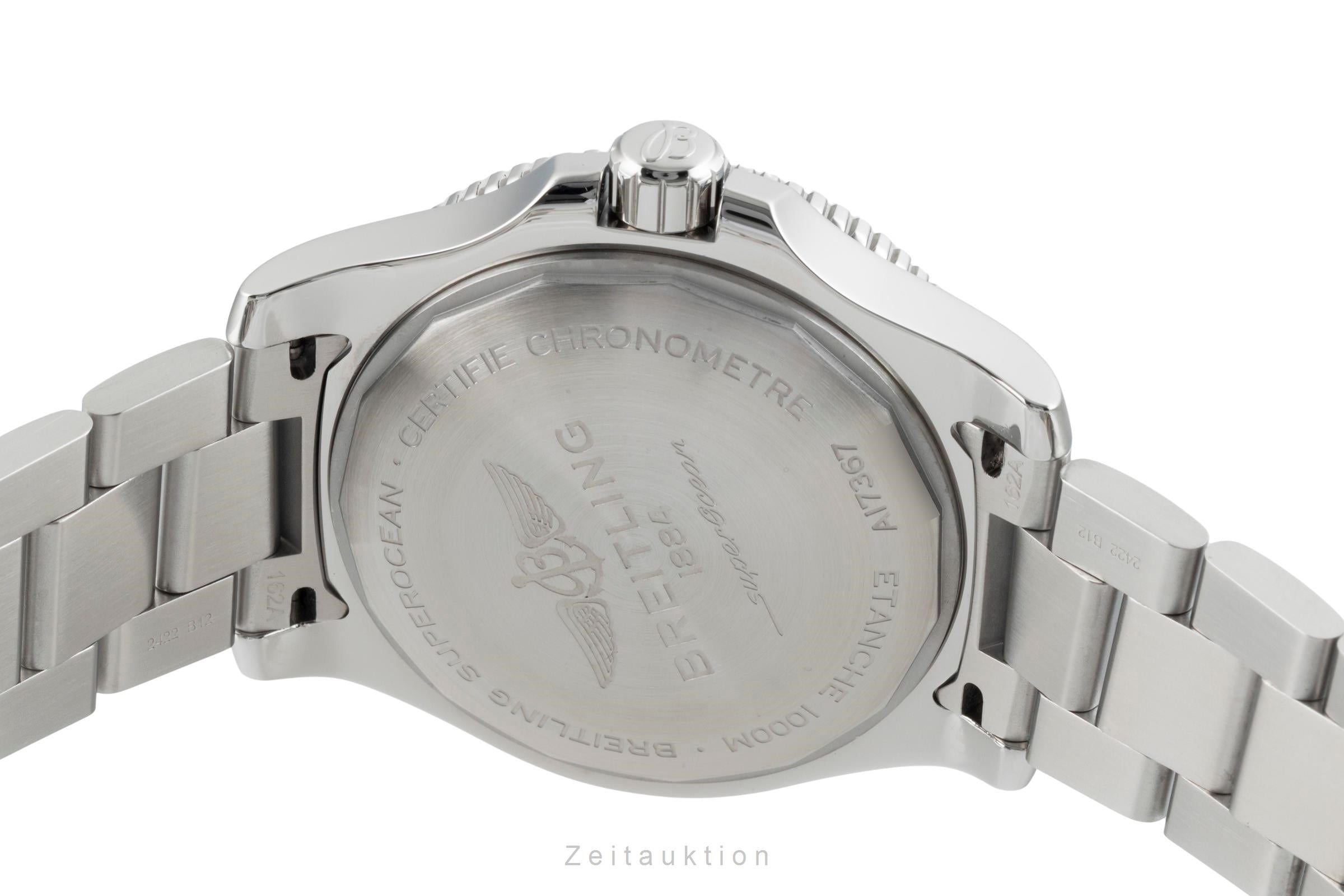 Breitling Superocean 44 Stahl Automatik Herrenuhr Ref. A17367D81C1A1 B&P 2023 [2601861]