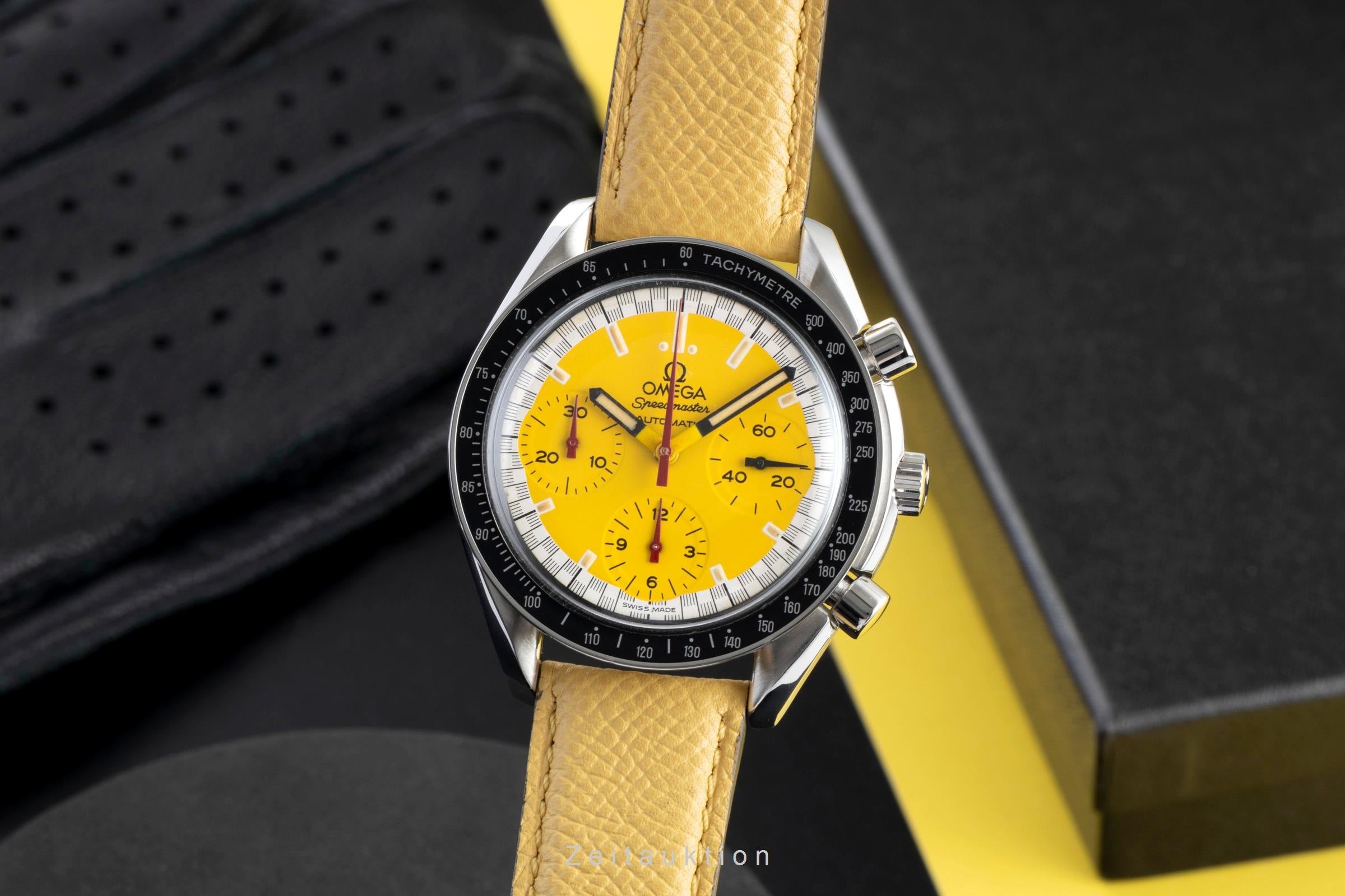Omega Speedmaster Reduced Yellow Michael Schumacher Chronograph Ref. 3510.12 [2601866]