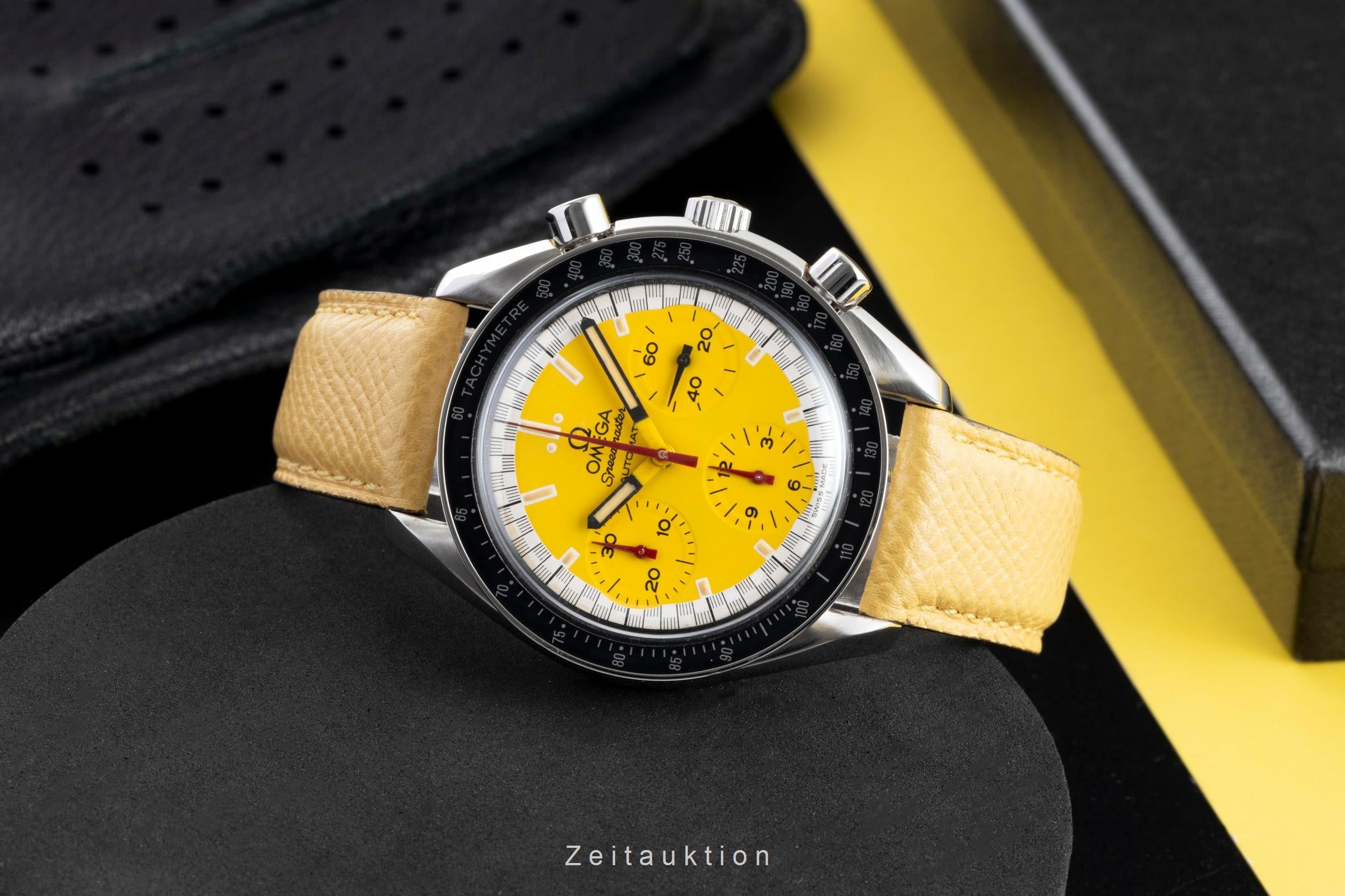 Omega Speedmaster Reduced Yellow Michael Schumacher Chronograph Ref. 3510.12 [2601866]