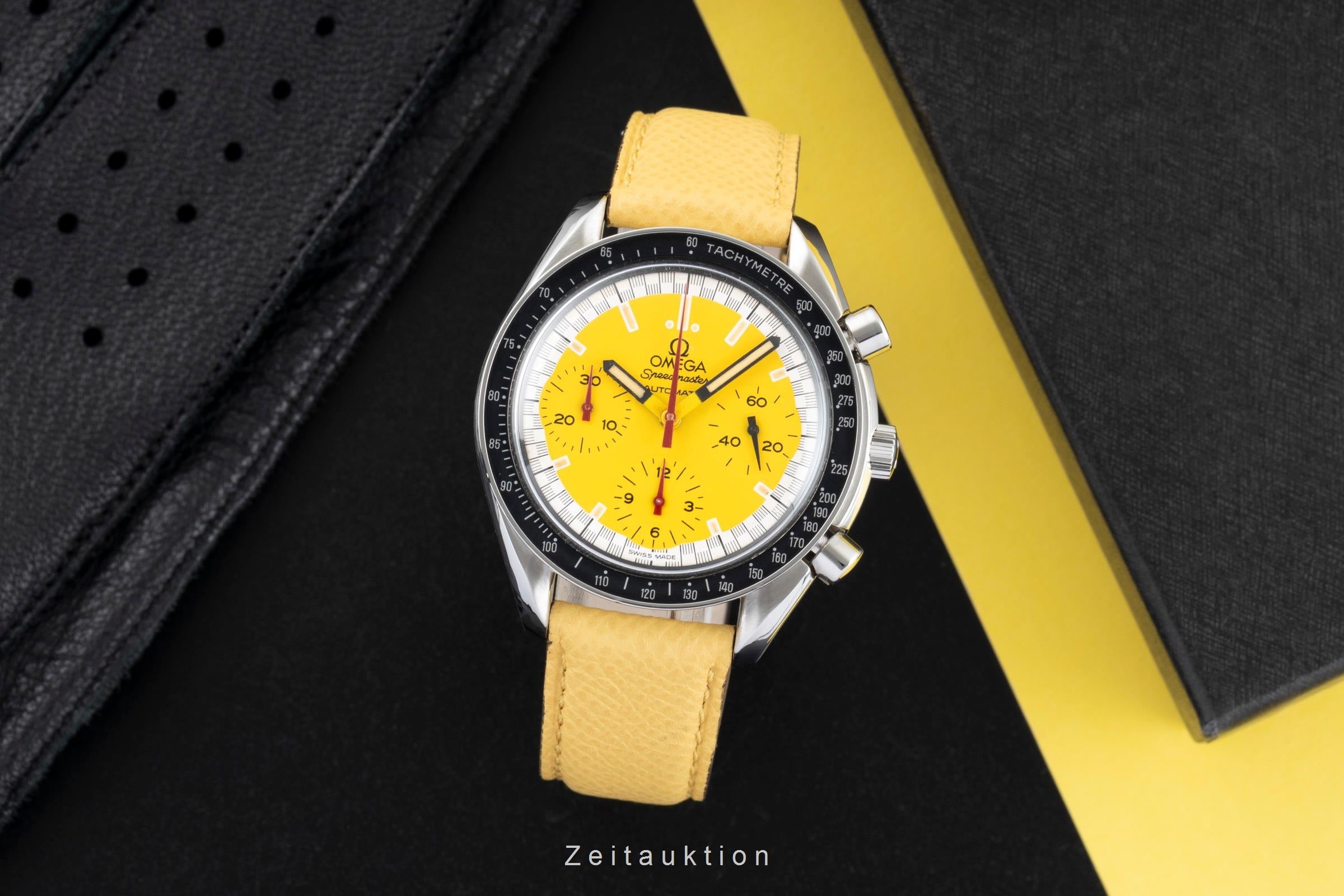 Omega Speedmaster Reduced Yellow Michael Schumacher Chronograph Ref. 3510.12 [2601866]