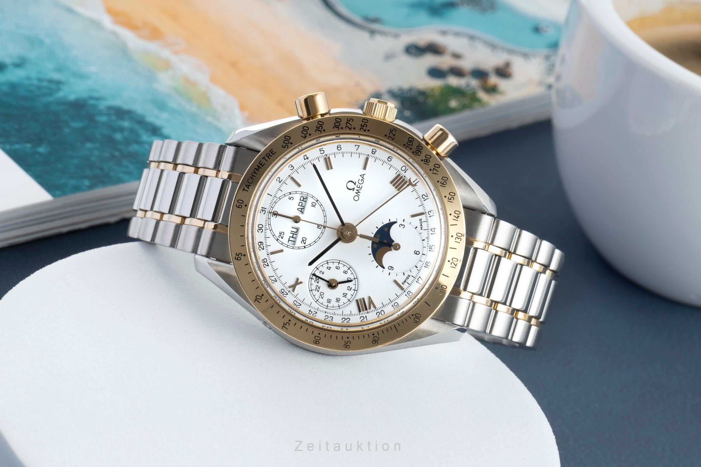 Omega Speedmaster Date Chronograph Stahl / Gold Automatik Ref. 3336.20.00  [2601867]