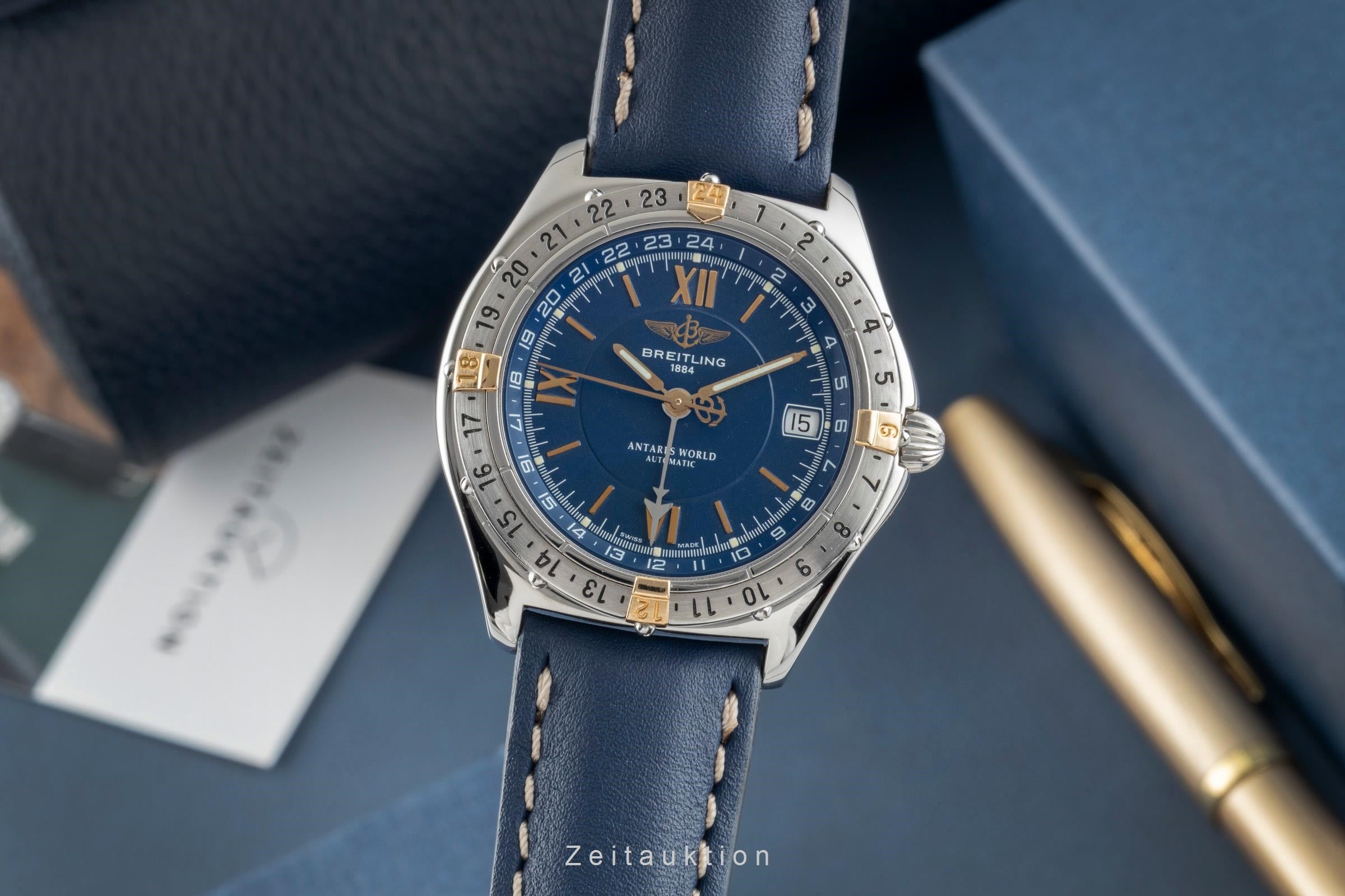 Breitling Antares steel / gold automatic men's watch B32047.1  [2601870]