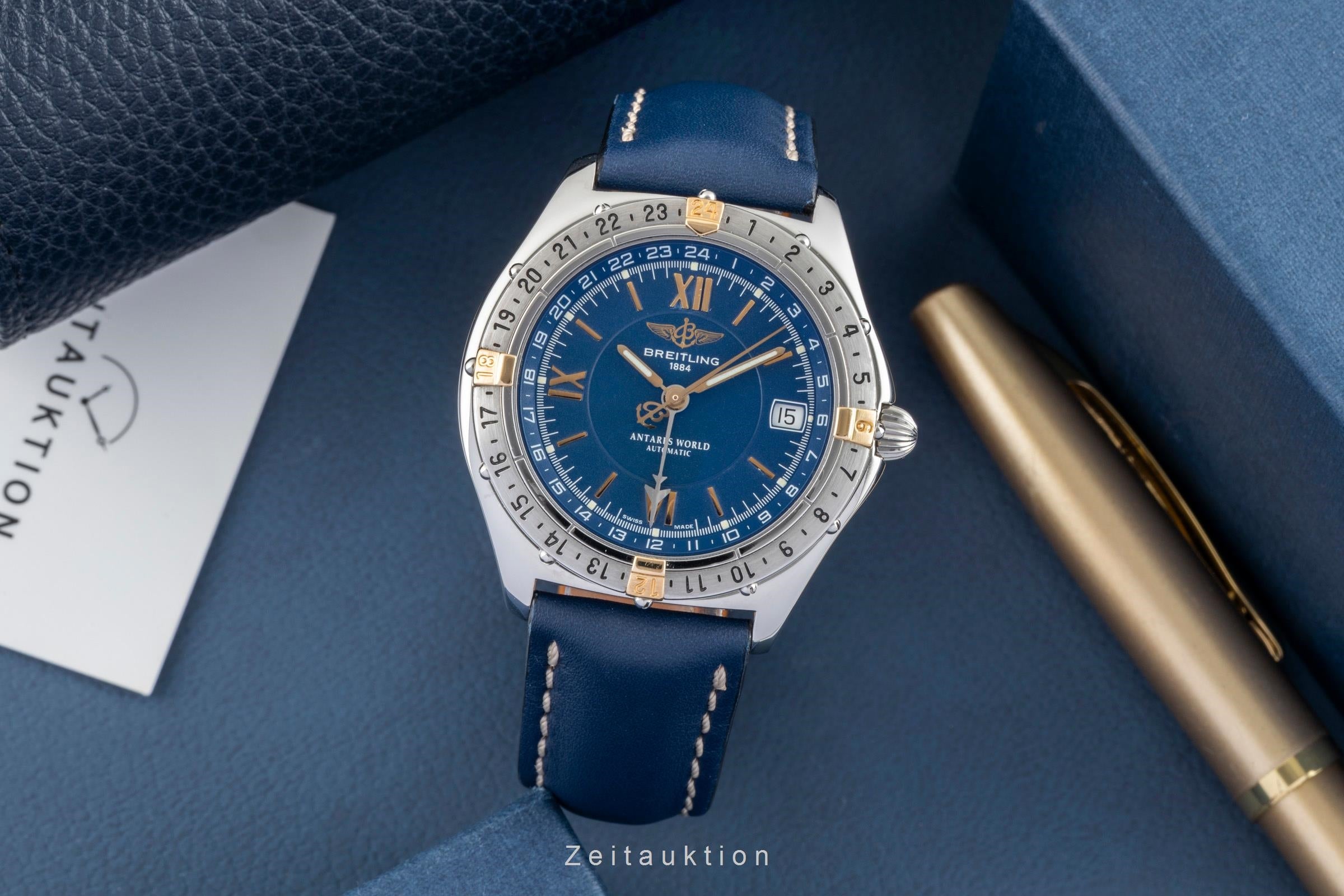 Breitling Antares steel / gold automatic men's watch B32047.1  [2601870]